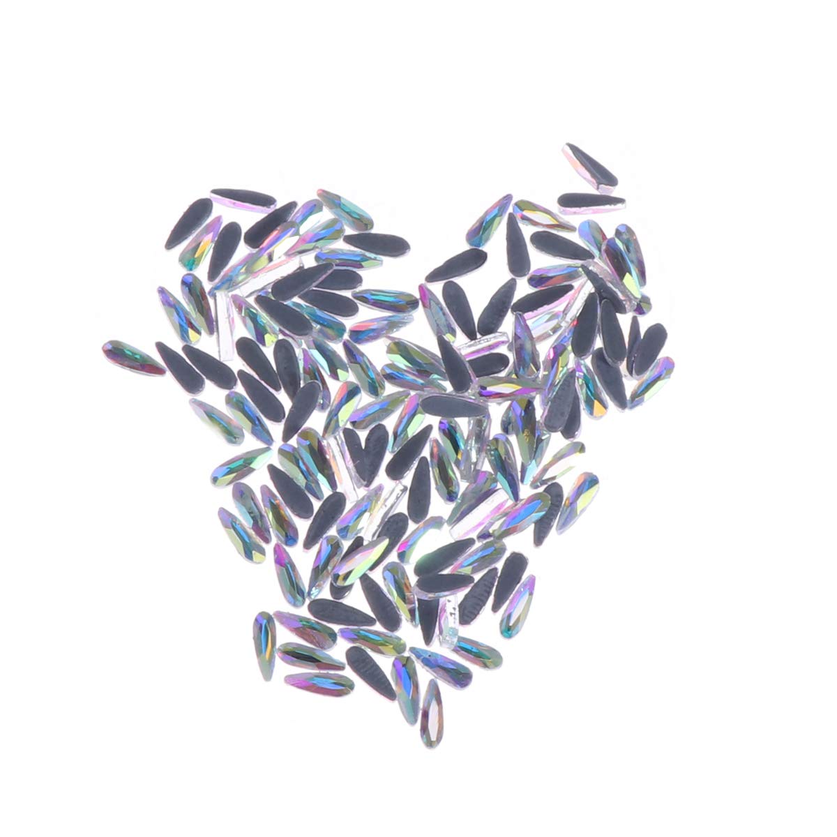Lurrose 144pcs Shiny Flatback Nail Gems Rhinestones - Premium DIY Nail Art Decoration Kit for Manicure & Pedicure | Salon & Home Use | Perfect for Nail Design Parties, Bridal Nails, Wedding, Prom, Birthday | Self Care Gift Idea for Women & Teens | Great for Nail Art Beginners and Professionals | Ideal for Home Spa, Girls Night, DIY Nail Art Projects
