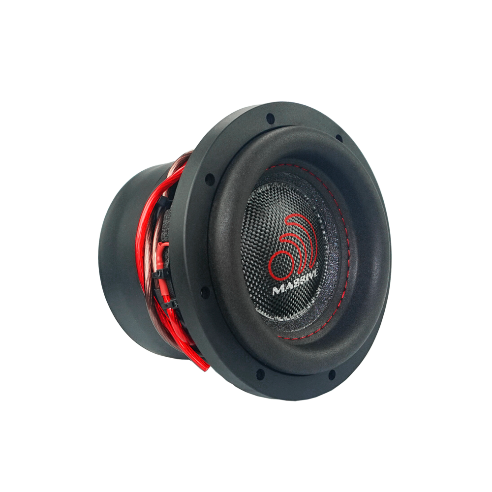 HIPPOXL64 300 Watts RMS Dual 4 Ohm Car Subwoofer - Powerful Bass for Car Audio Systems & Home Theater