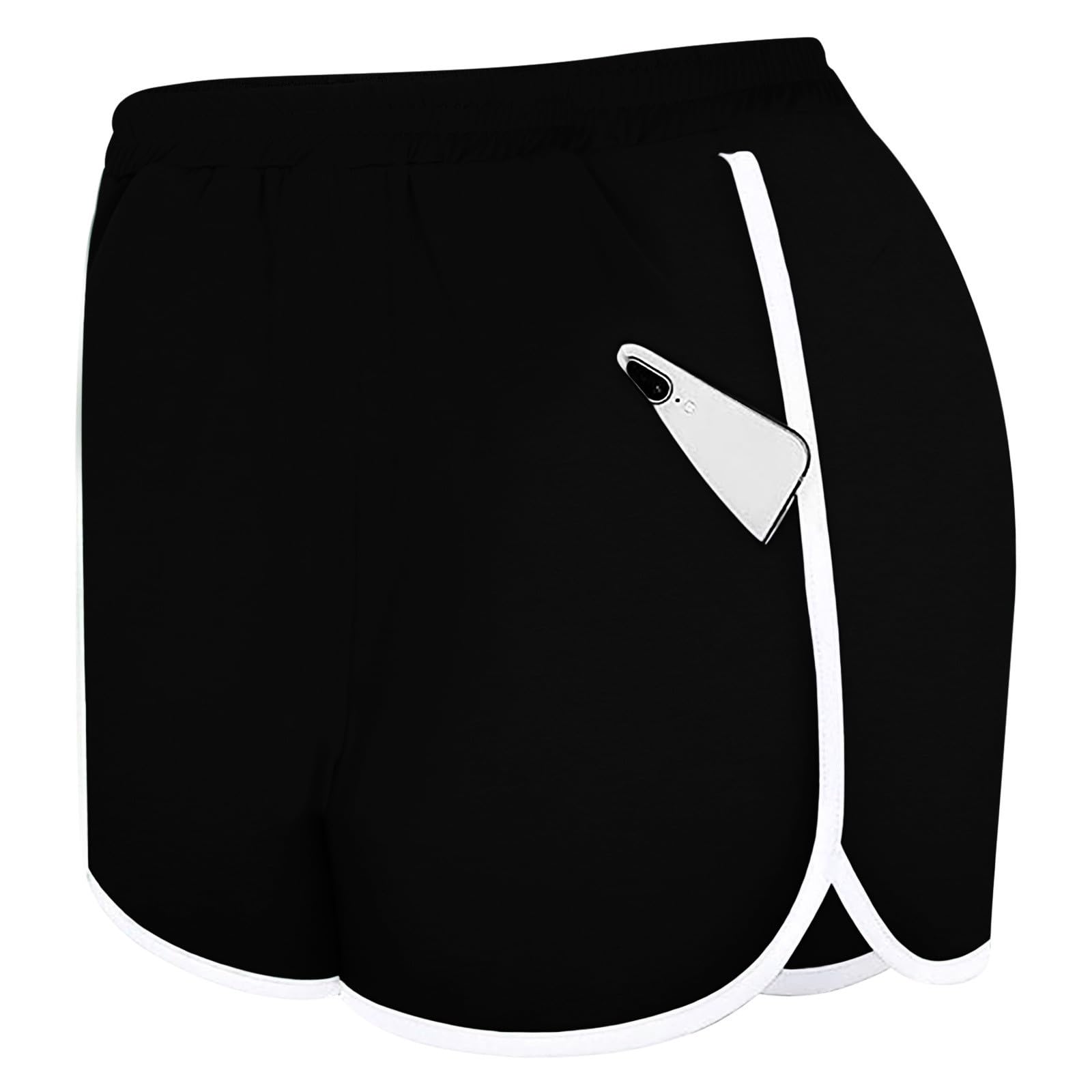 3 Pack Women's Athletic Shorts - Quick Dry Yoga Shorts with Pockets for Summer, Sports & Outdoor Activities | Perfect for Running, Gym, Yoga & Casual Wear