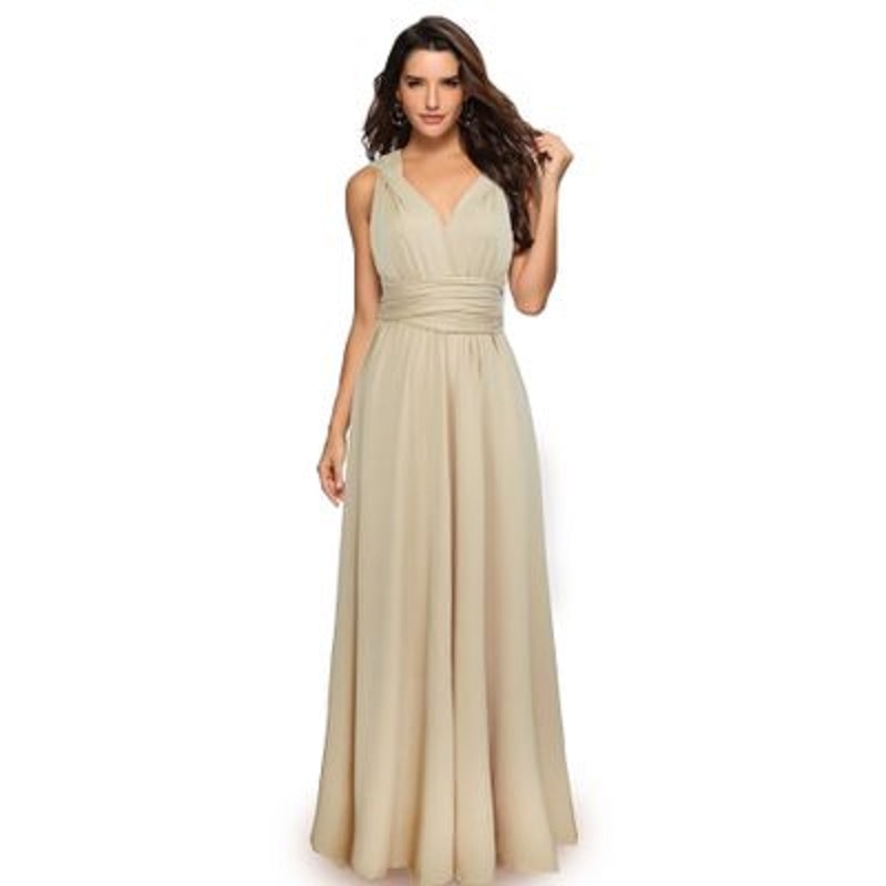 Boho Convertible Maxi Dress for Women - Versatile Summer Beach & Club Wear