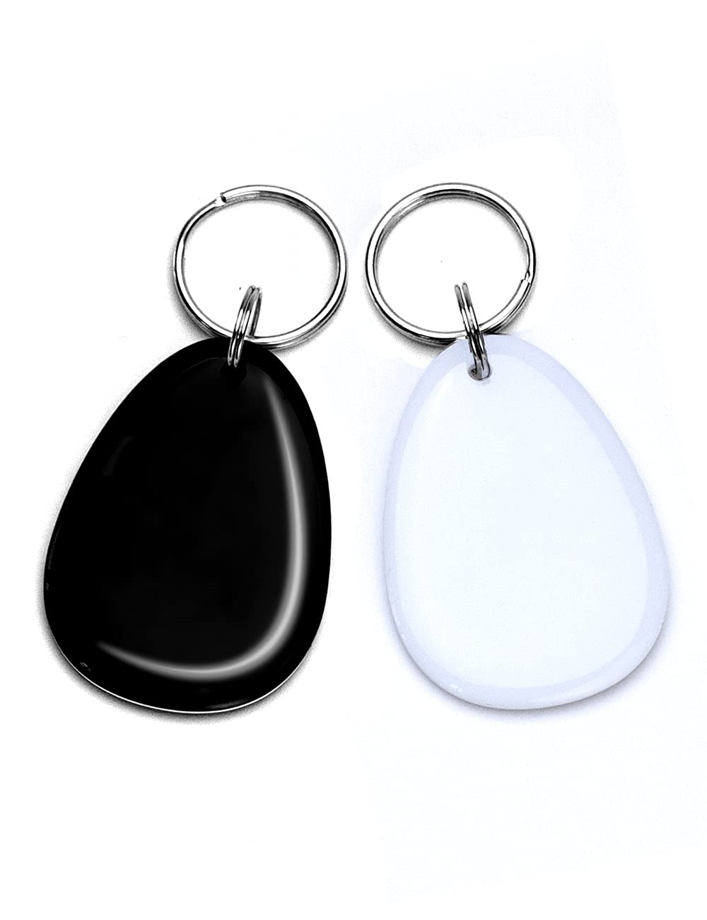 RexID Rewritable 125KHz Blank Keyfob Tag - Compatible with RexID Programmer for Custom Formats, Facility Codes & ID Range (25-Pack, Black) - Ideal for Access Control, Security Systems & RFID Applications