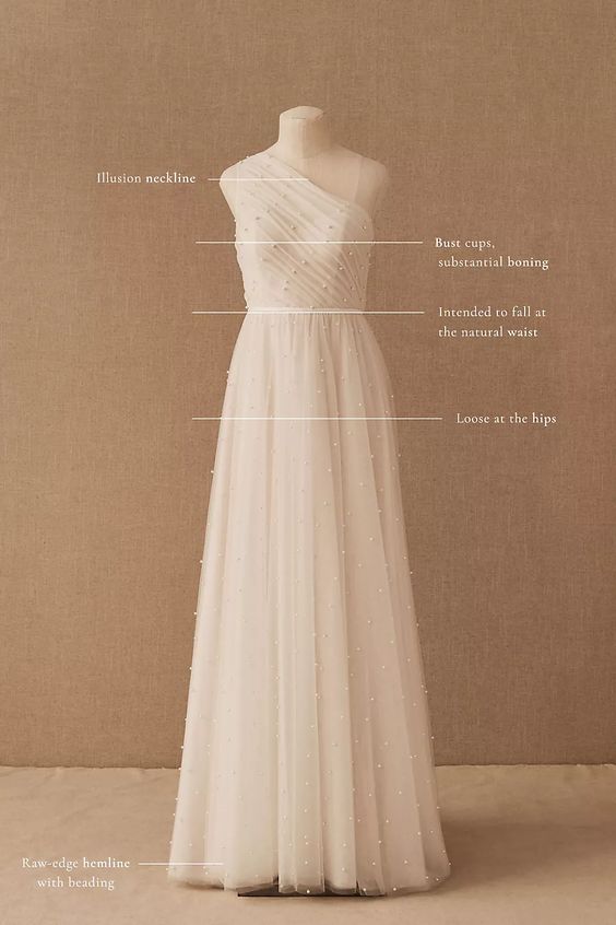 Hayley Paige Pearl Gown - Elegant Beaded Wedding Dress with Lace Appliques | Perfect for Bridal Gowns, Formal Evening Wear & Special Occasions