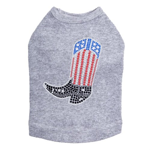Red White & Blue Rhinestone Tank Top - Patriotic American Flag Design, Women's Sparkly Sequined Casual Shirt for 4th of July, Independence Day & Summer Parties