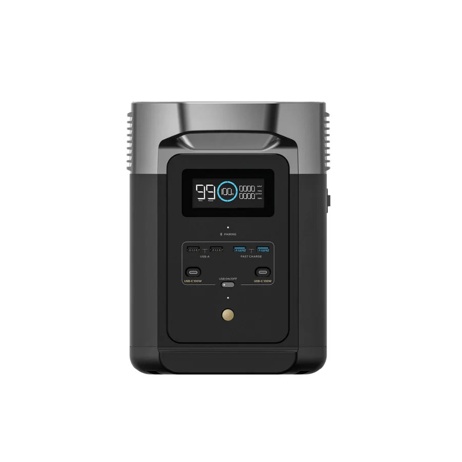 EcoFlow DELTA 2 Portable Power Station with 220W Solar Panel | Solar Generator for Camping, RV, Home Backup & Emergency Power | Fast Charging, Expandable Capacity, Clean Energy Solution