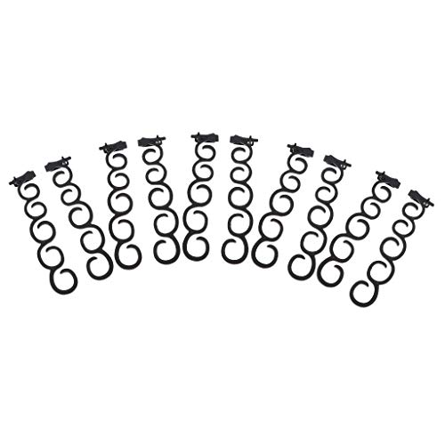 5Pcs Black Hair Styling Clip Stick Bun Maker - Hair Braid Accessories for Women, Perfect for Updos, Ponytails & Everyday Hairstyles