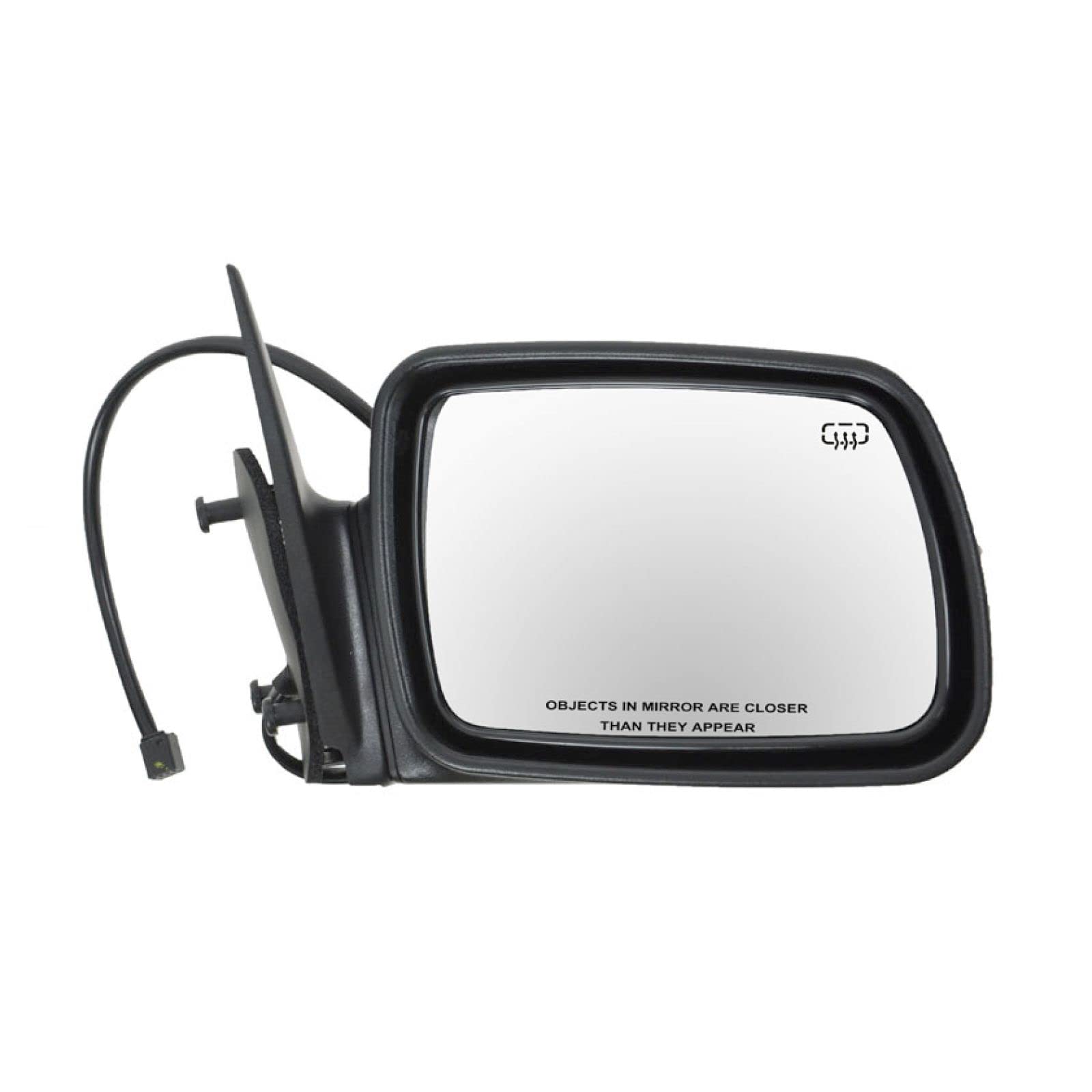 1996-1998 Jeep Grand Cherokee Right Side Heated Passenger Mirror Replacement Part CH1321144 - Perfect for Winter Driving & Enhanced Visibility