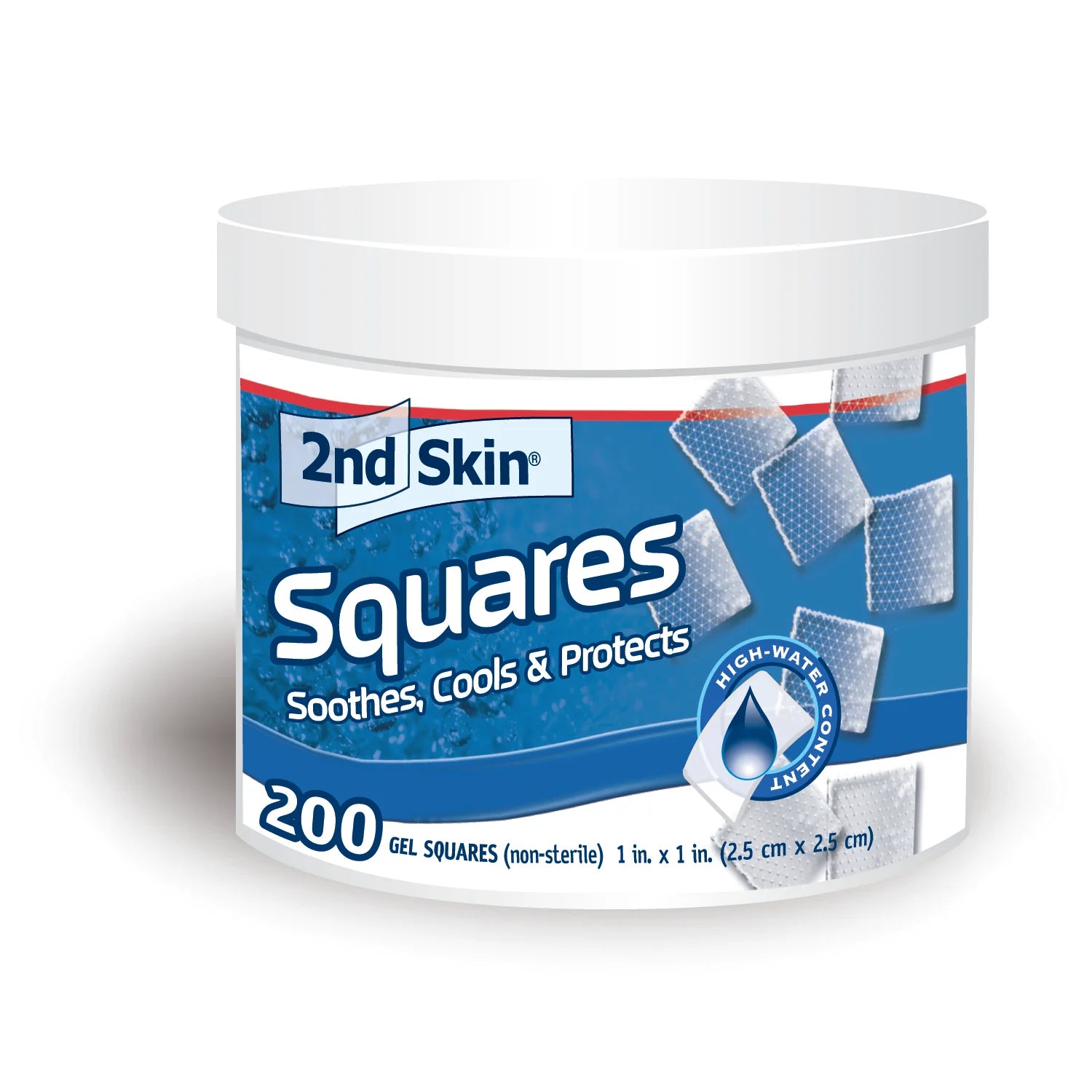 2nd Skin? Squares - Premium Adhesive Bandages for Wounds & Blisters - Ideal for Sports, Hiking & Everyday First Aid
