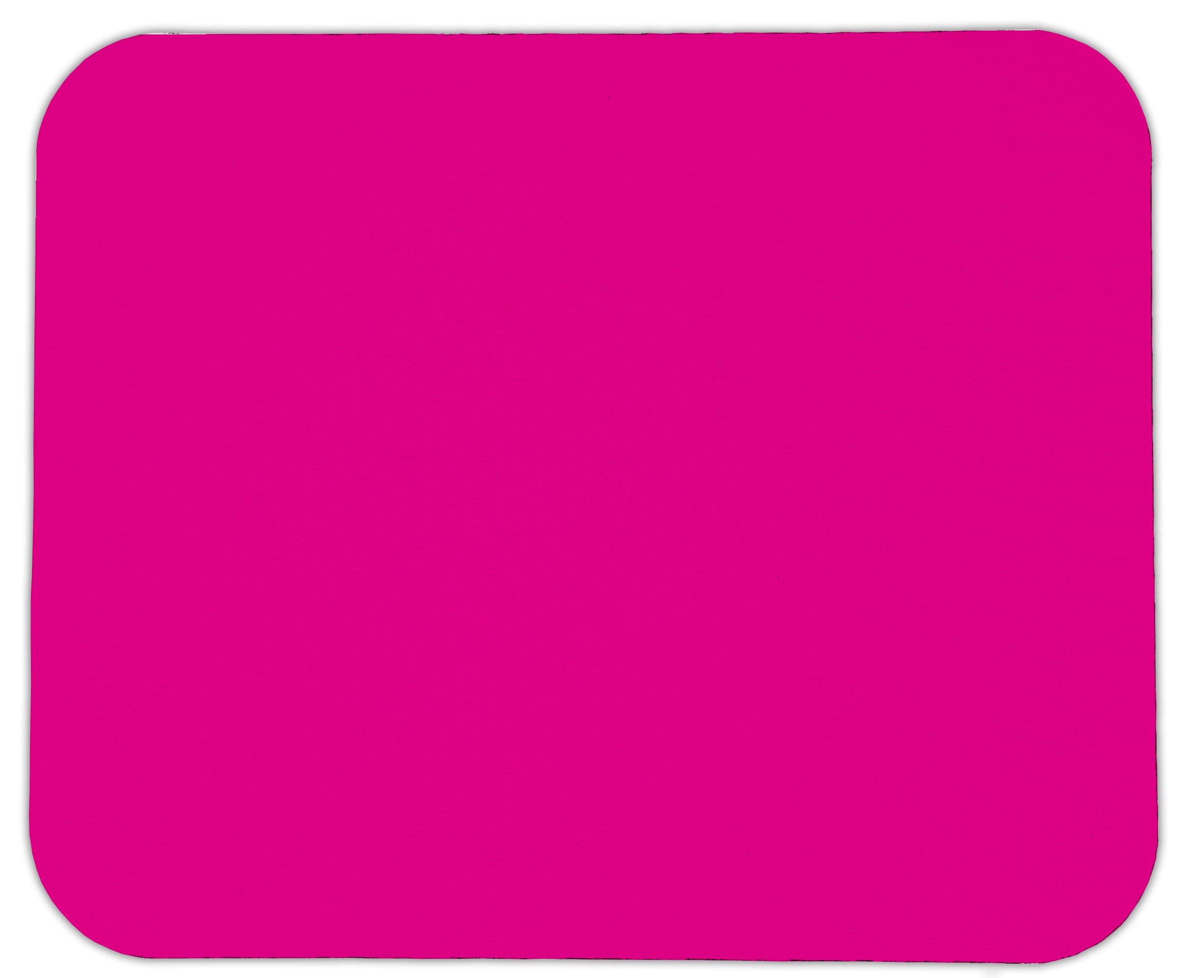 Premium Solid Color Mouse Pad - Soft Non-Slip Base, Smooth Surface (Pink) - Perfect for Office, Gaming & Home Computer Setup