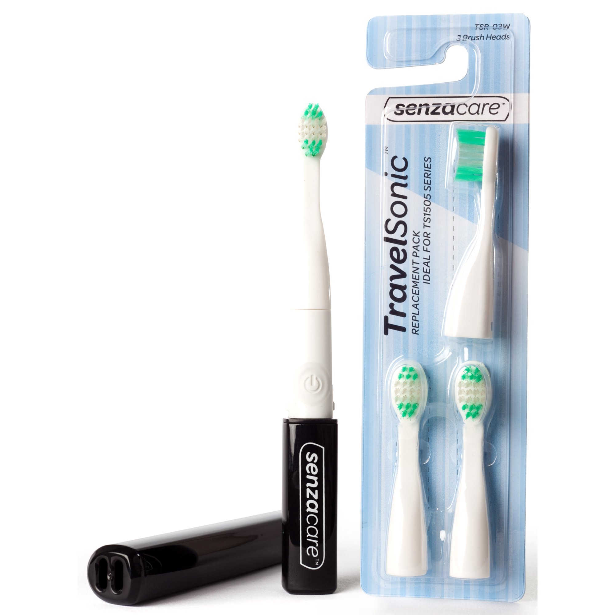Portable Electric Toothbrush for Travel - Rechargeable USB Toothbrush with 3 Brush Heads, Black | Perfect for Home, Office & On-the-Go Oral Care