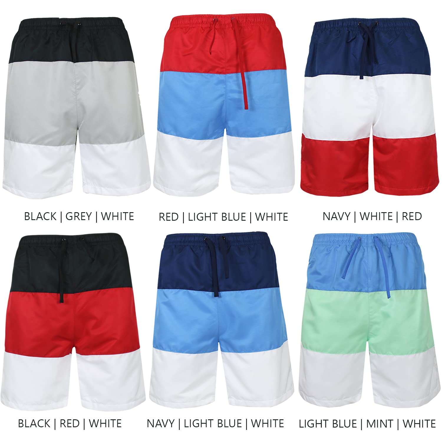 Harvic Men's Active Performance Running Shorts - Quick Dry Mesh Lined Workout Shorts with Pockets for Gym, Jogging & Outdoor Sports