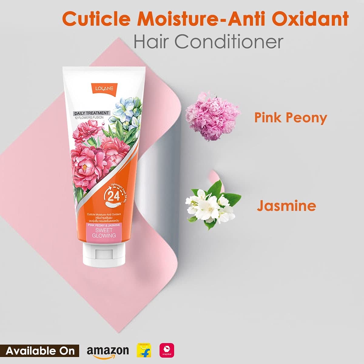 Lolane Sweet Glowing Hair Conditioner - Daily Treatment for Men & Women (300ml) | Hydrating & Nourishing Formula for Soft, Shiny Hair | Perfect for Daily Use at Home or Salon