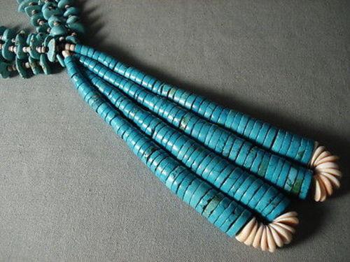 Vintage Navajo Turquoise Necklace - Handmade Native American Jewelry for Women, Southwest Style Statement Piece | Perfect for Boho Fashion, Festivals & Gift Giving