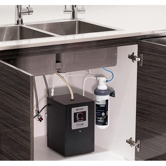 Puretec Sparq H2 Instant Hot & Ambient Filtered Water Dispenser System - 60 Cups/Hour Capacity for Home, Office & Kitchen Use