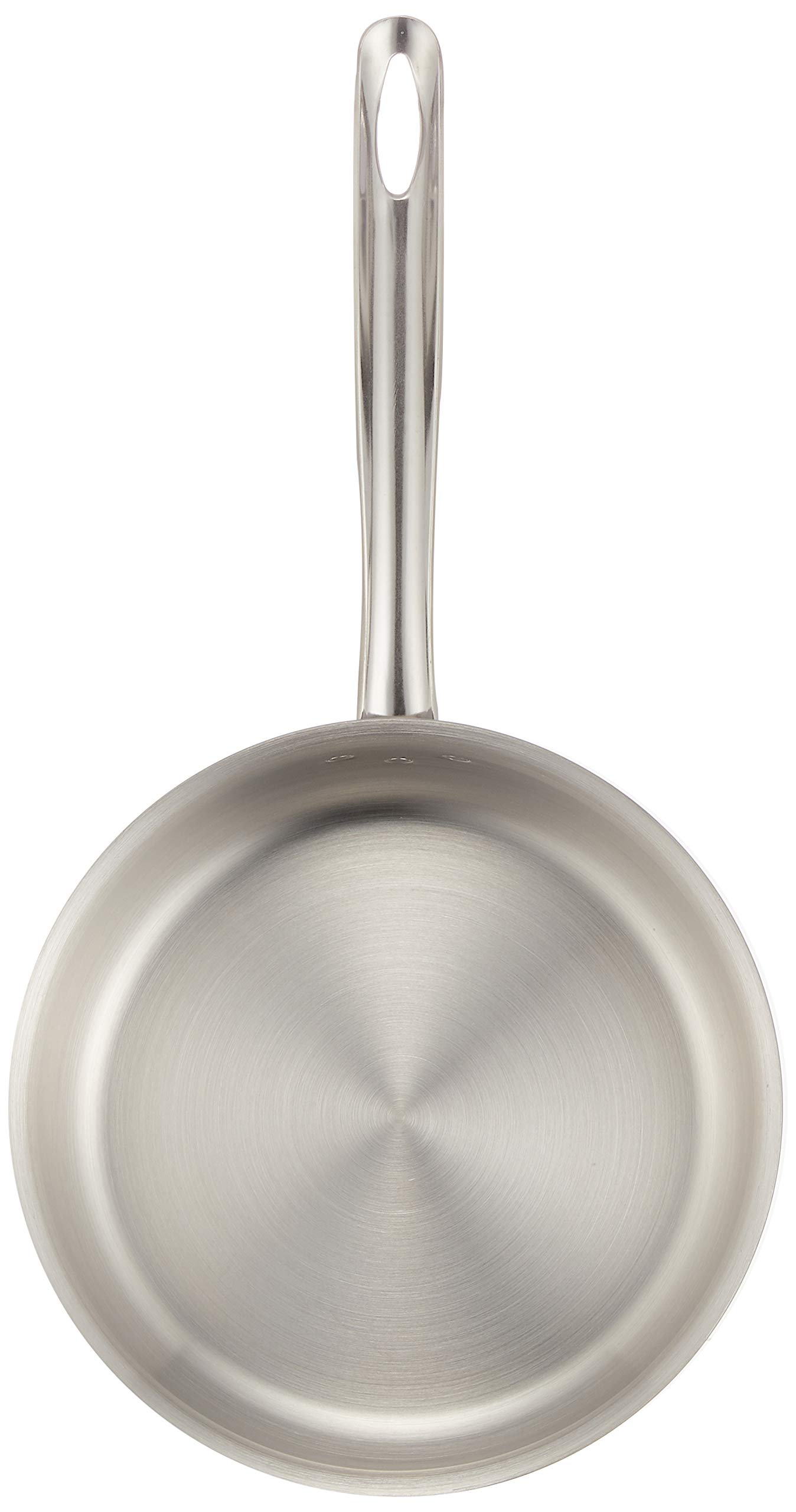 Endoshoji TKG ASTH503 Single Handle Stainless Steel Deep Stew Pot - 0.8 QT (21cm) Triple Layer Induction Compatible Cookware for Home & Restaurant Use - Perfect for Soups, Stews & Slow Cooking