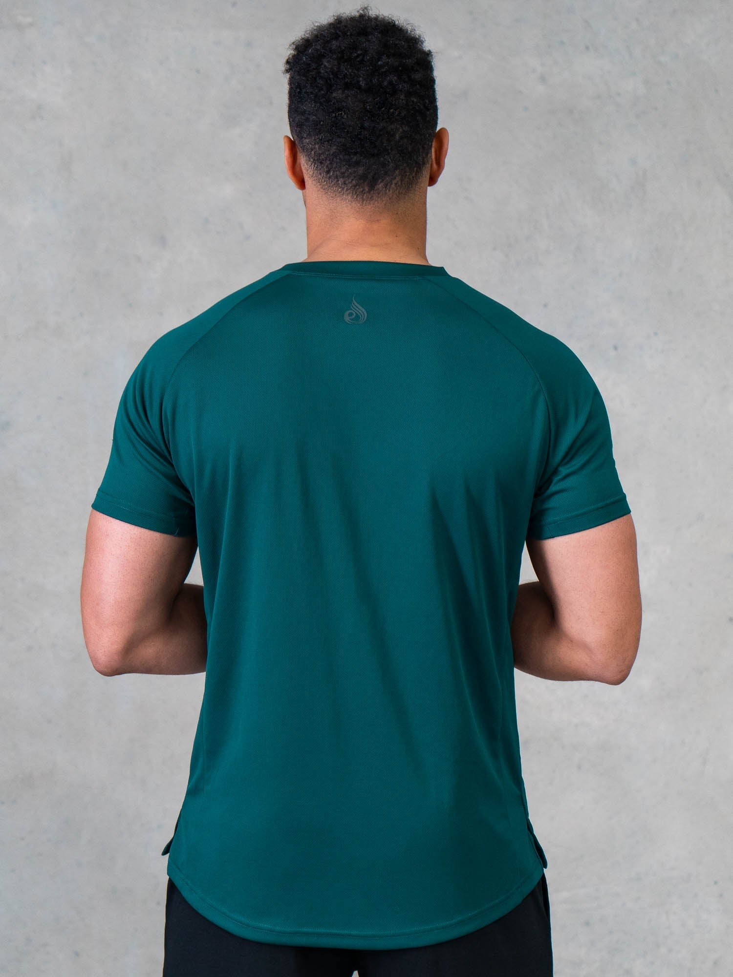 Legacy Mesh T-Shirt for Men - Breathable Emerald Green Casual Tee | Perfect for Gym, Running & Outdoor Activities