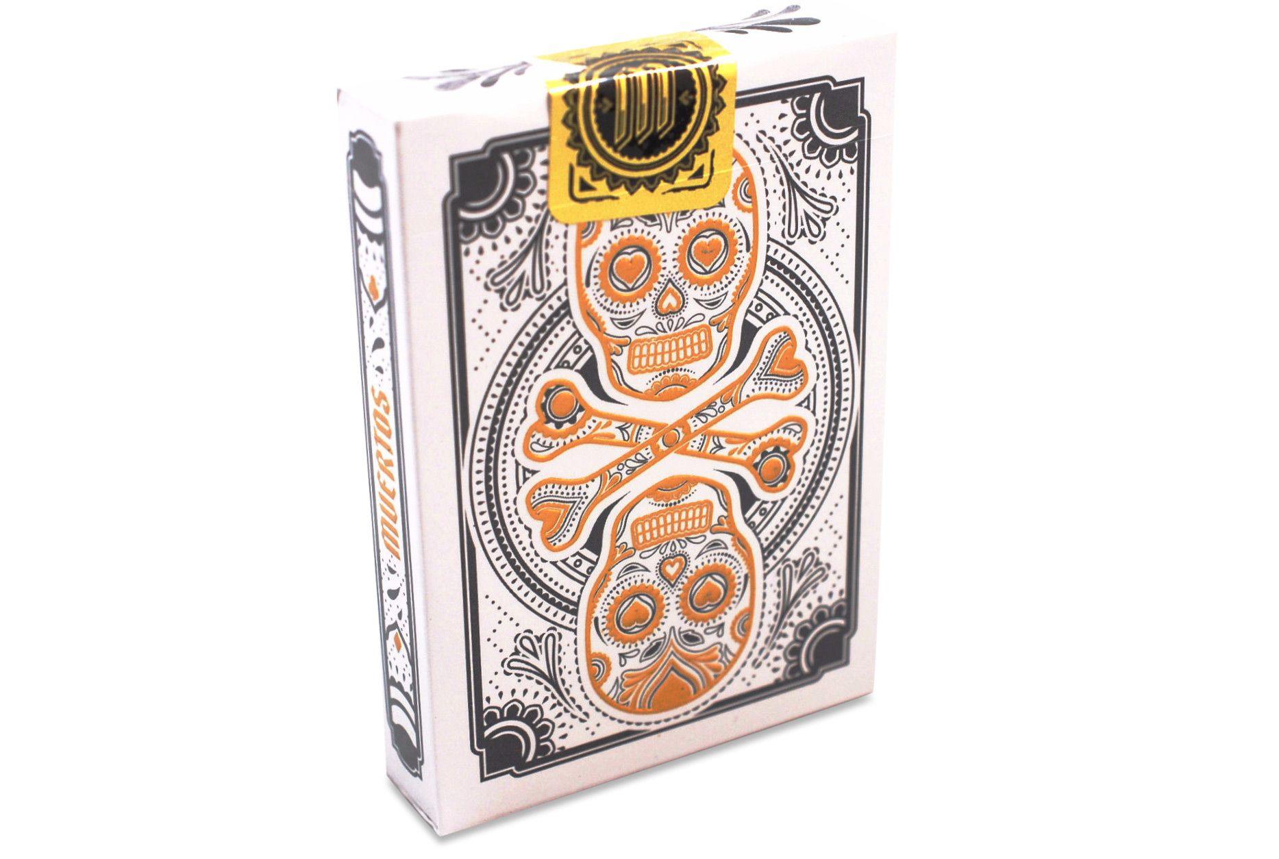 Muertos Mourning Gold Playing Cards - Elegant Day of the Dead Themed Deck for Collectors, Poker & Magic Tricks | Perfect for Halloween, Gifts & Game Nights