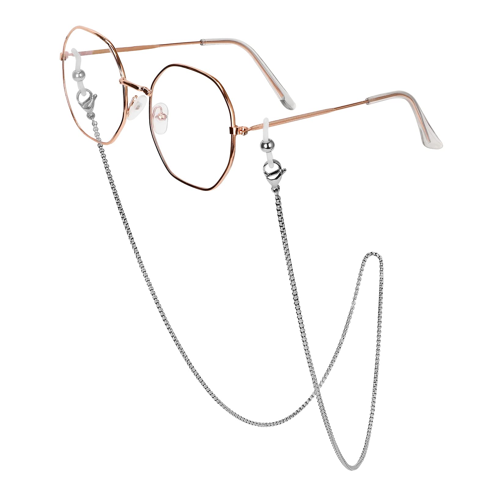 Eyeglass Necklace Holder for Women & Men - Reading & Sunglasses Chain for Everyday Use
