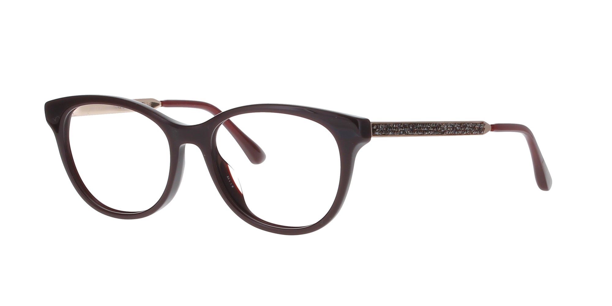 Jimmy Choo Burgundy Crystal Frame Sunglasses - Stylish & Elegant Women's Designer Shades for Fashion & Outdoor Activities