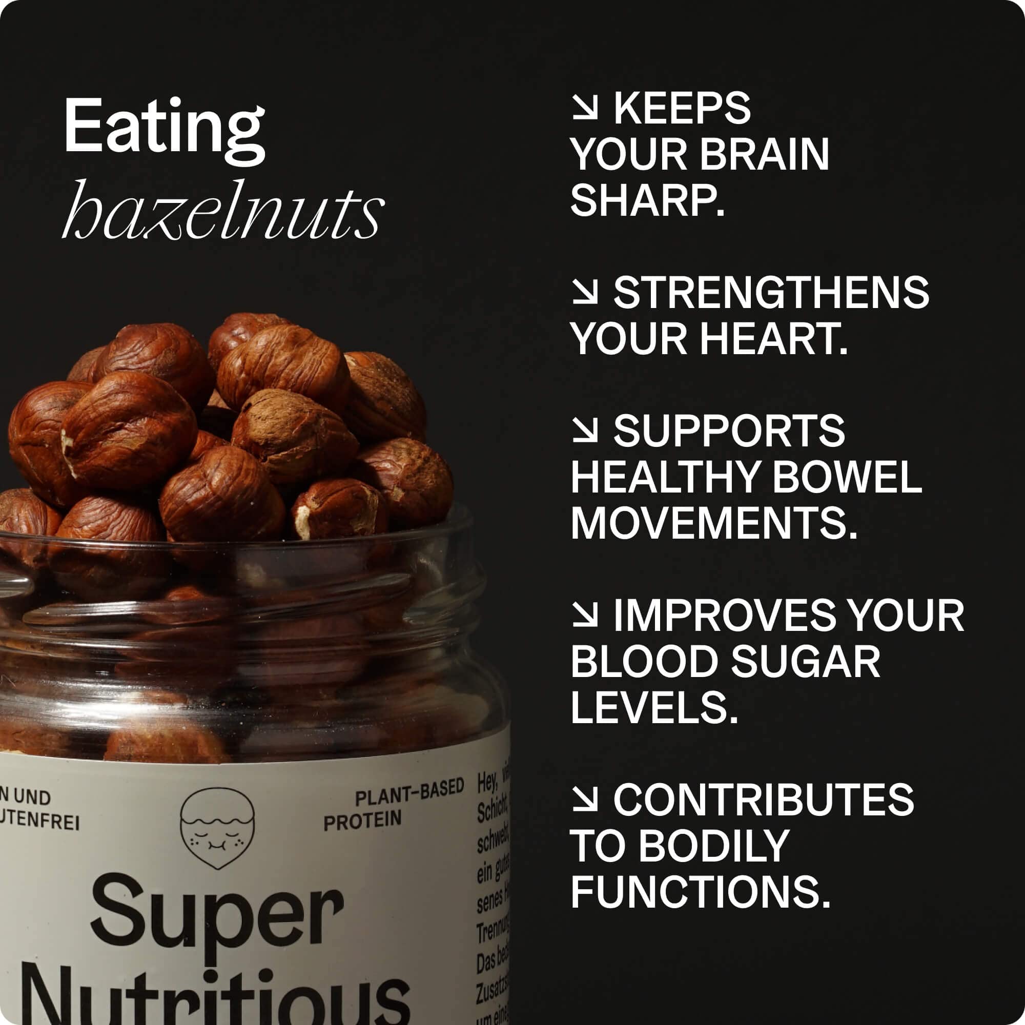 Organic 100% Pure Hazelnut Butter - Single Ingredient, Keto, Vegan, Sugar-Free Nut Spread - Perfect for Toast, Baking, Smoothies & Healthy Snacks - 12oz (Pack of 2 Jars)