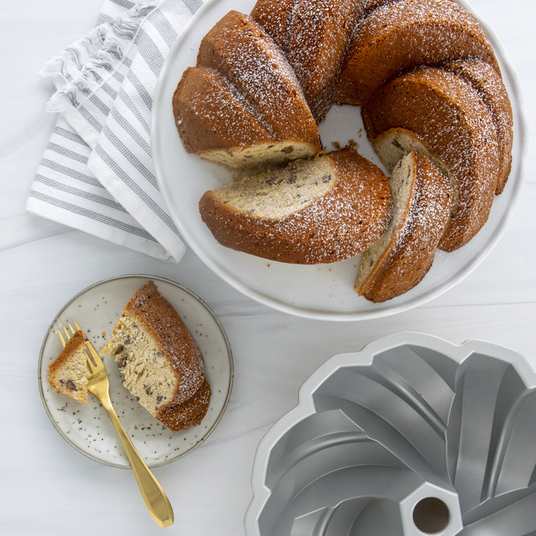 Nordic Ware 12 Cup 75th Anniversary Bundt Pan - Gold Nonstick Cake Pan for Baking - Perfect for Anniversary Cakes, Holiday Desserts & Special Occasions