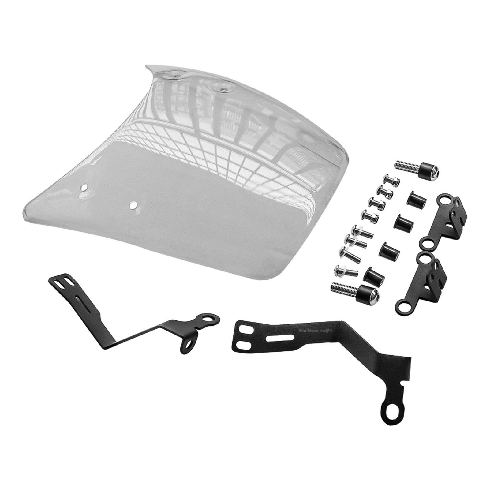 BMW R NineT R9T NINET Motorcycle Windshield Windscreen Fairing (2014-2020) - Transparent Headlight Protection for Highway & City Riding