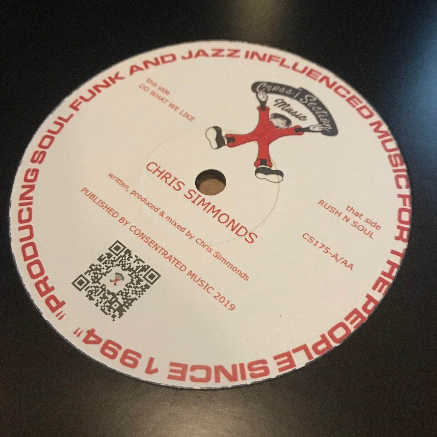 Chris Simmonds - Do What We Like Vinyl Record | Cross Section Records CS175 | Limited Edition Collector's Item for Music Enthusiasts & DJs