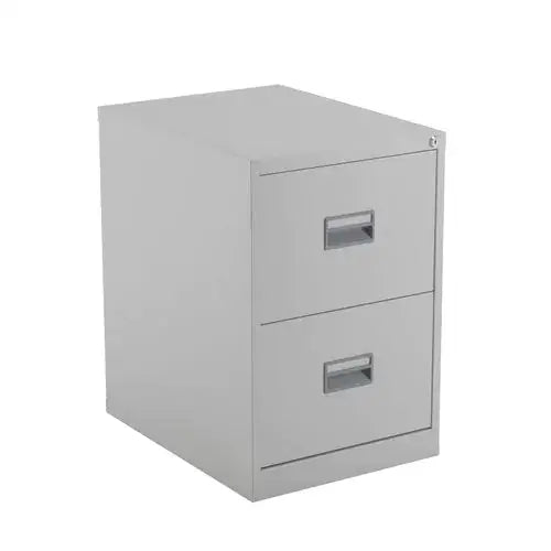 Metal File Cabinet with Lock - 2 Drawer Letter Size File Cabinet for Office, Home, or School - Secure Document Storage Organizer for Files, Folders, and Office Supplies