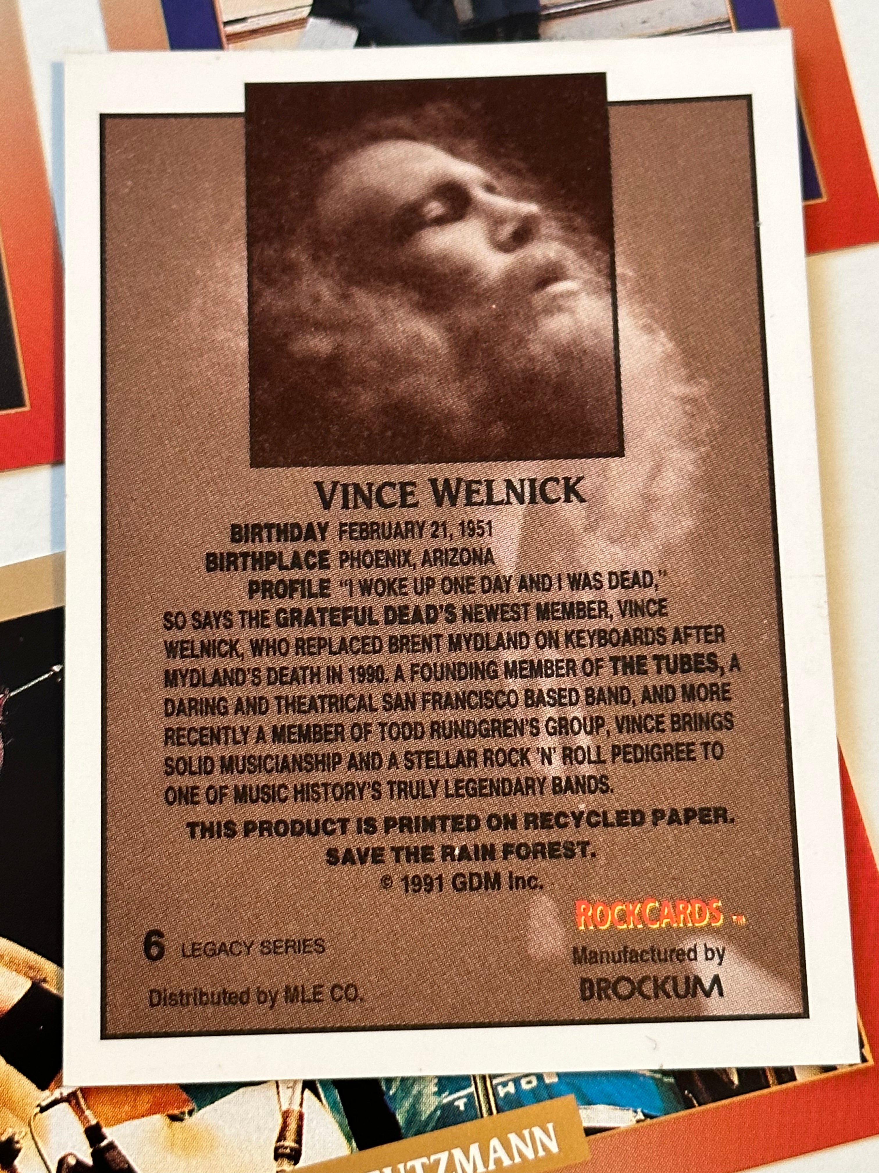 Rare 1991 Grateful Dead Insert Trading Cards Set - Limited Edition Collectible for Music Fans & Memorabilia Enthusiasts - Perfect for Display, Gifts, and Nostalgic Decor