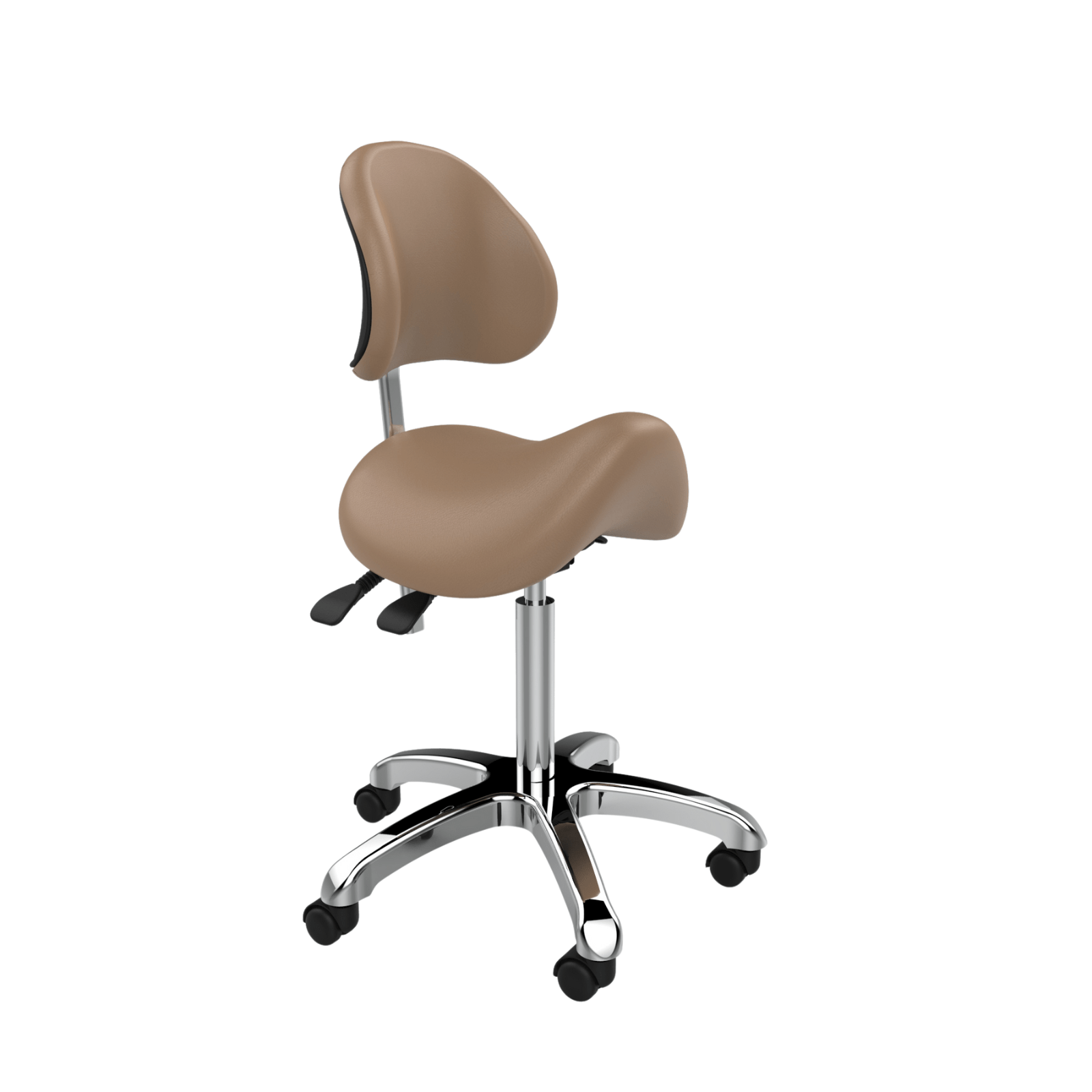 Professional Adjustable Beautician & Salon Stool (1025A) - Perfect for Hair Styling, Nail Art, and Makeup Application