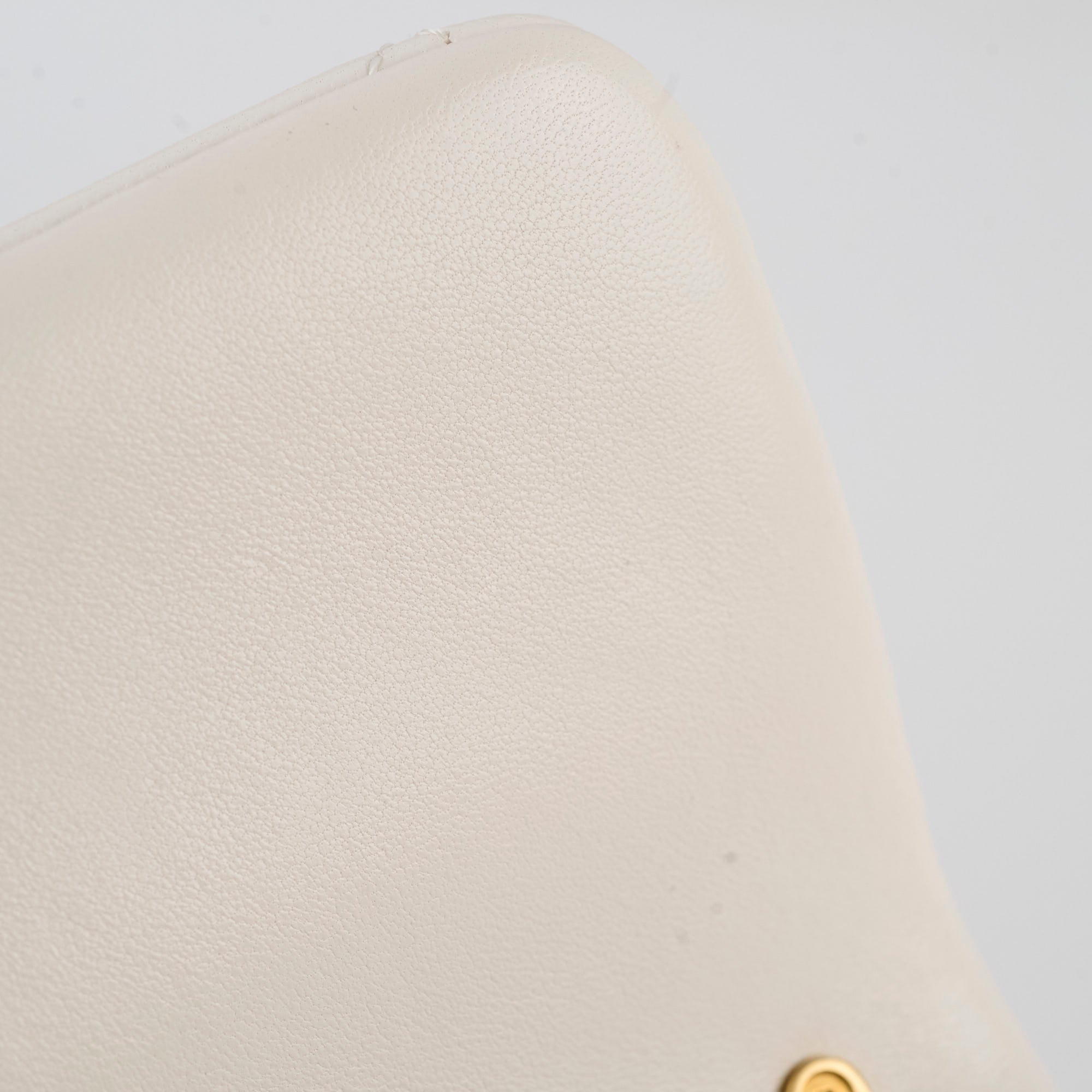 Chanel Square Seasonal Pearl Flap Bag in White Lambskin Leather with Microchip - Luxury Designer Handbag for Women, Perfect for Parties, Weddings & Special Occasions