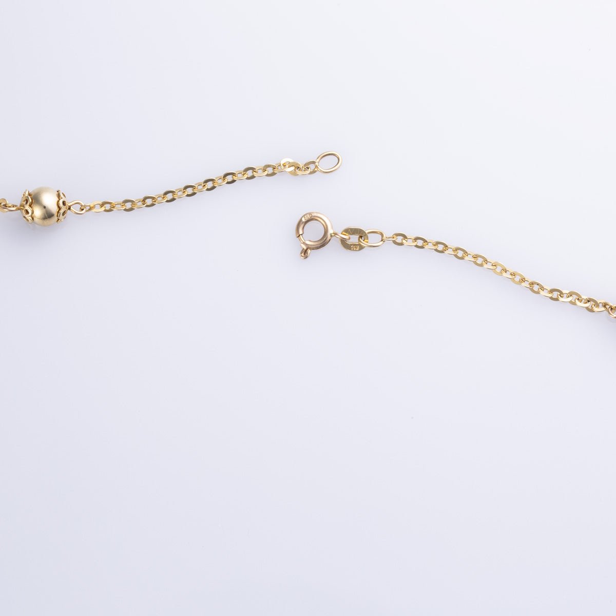 10K Yellow Gold Ball Chain Necklace - 20 Inch Solid Gold Rope Chain for Men & Women - Perfect for Layering, Gifts, and Everyday Wear