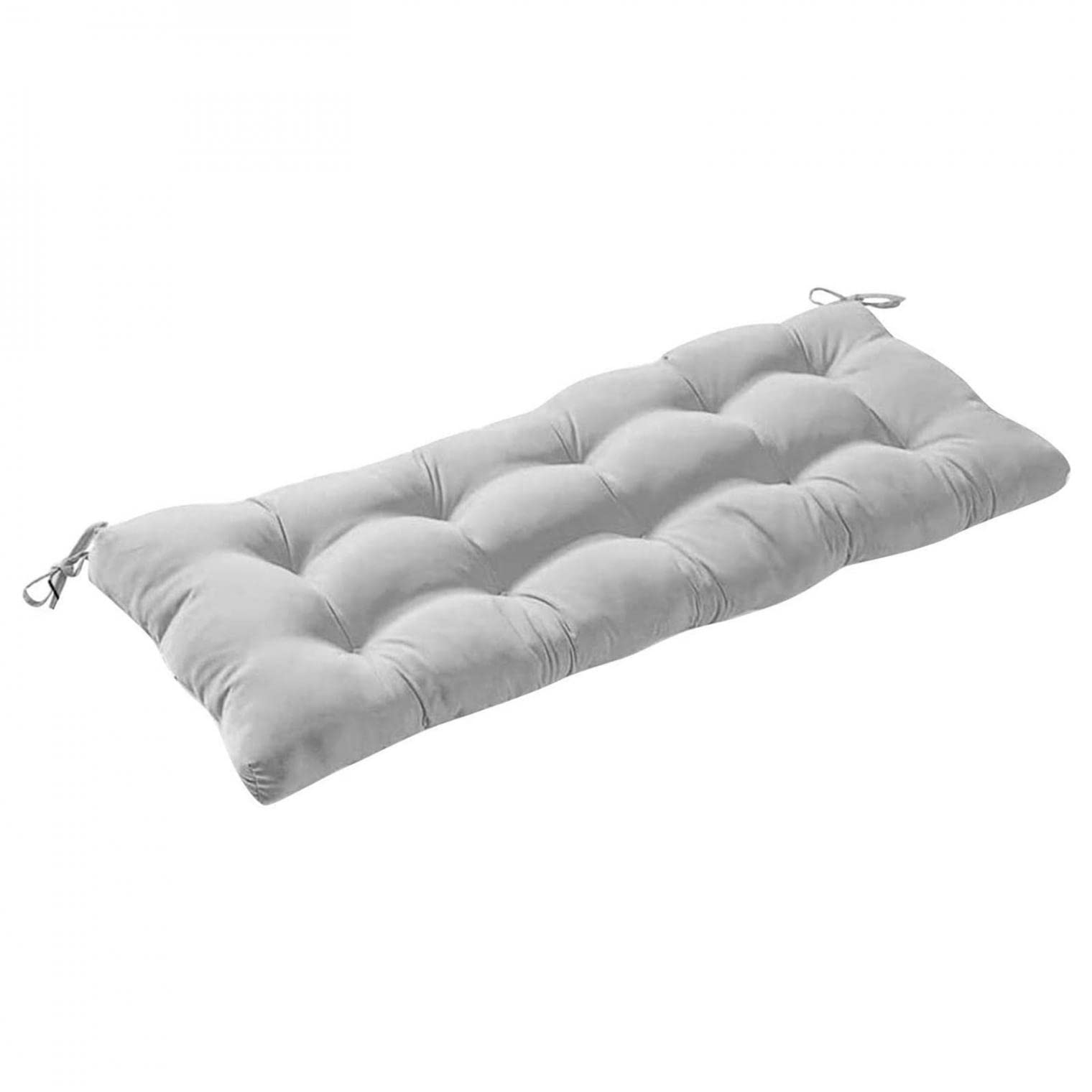 Premium Seat Cushion for Patio Bench, Loveseat & Swing - Soft Indoor/Outdoor Cushion Pad (19x43 Inches, Gray) - Perfect for Garden, Balcony, Porch & Living Room Comfort