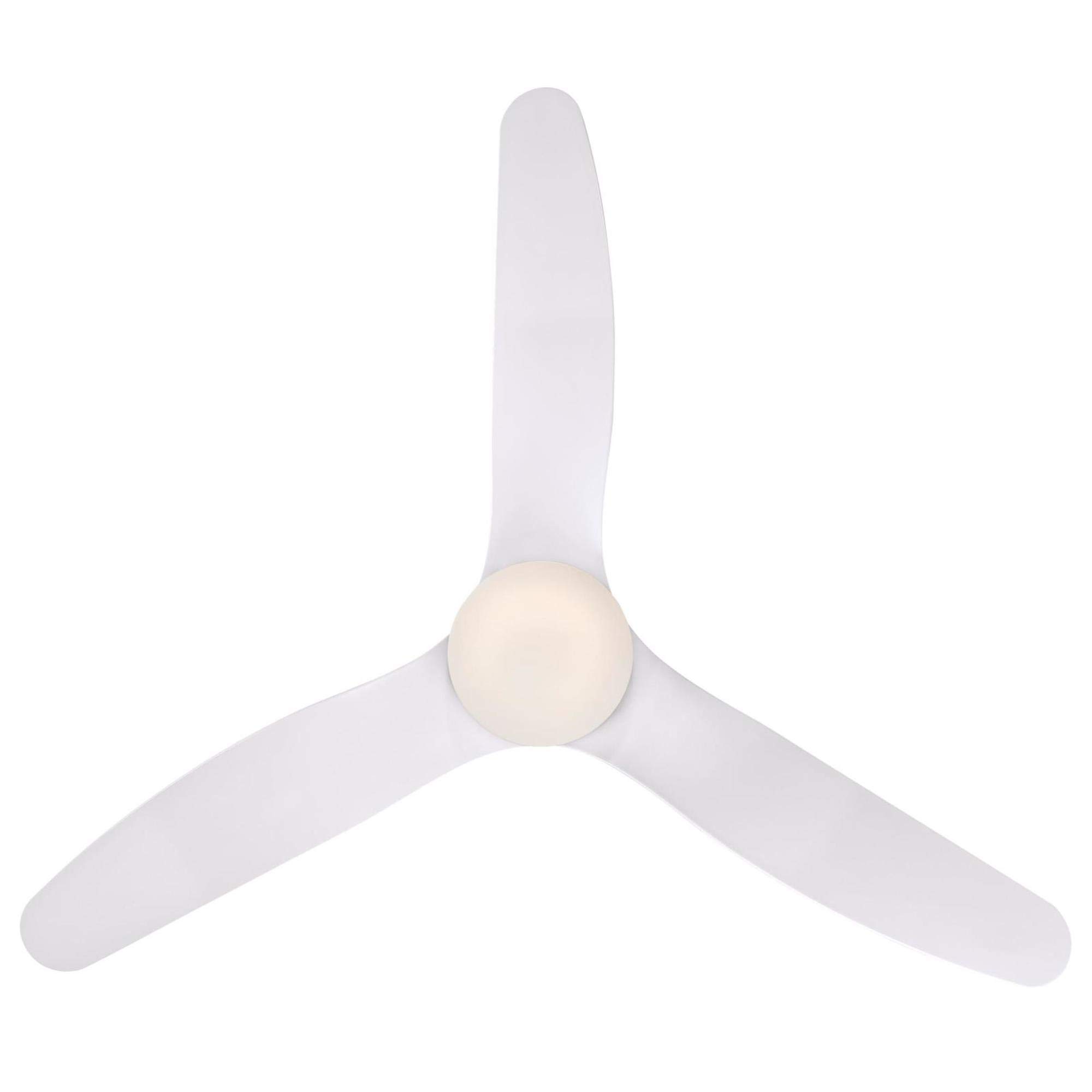 Westinghouse 7225100 46-Inch White Carla Indoor Ceiling Fan with LED Light and Remote Control - Perfect for Bedroom, Living Room, and Home Office