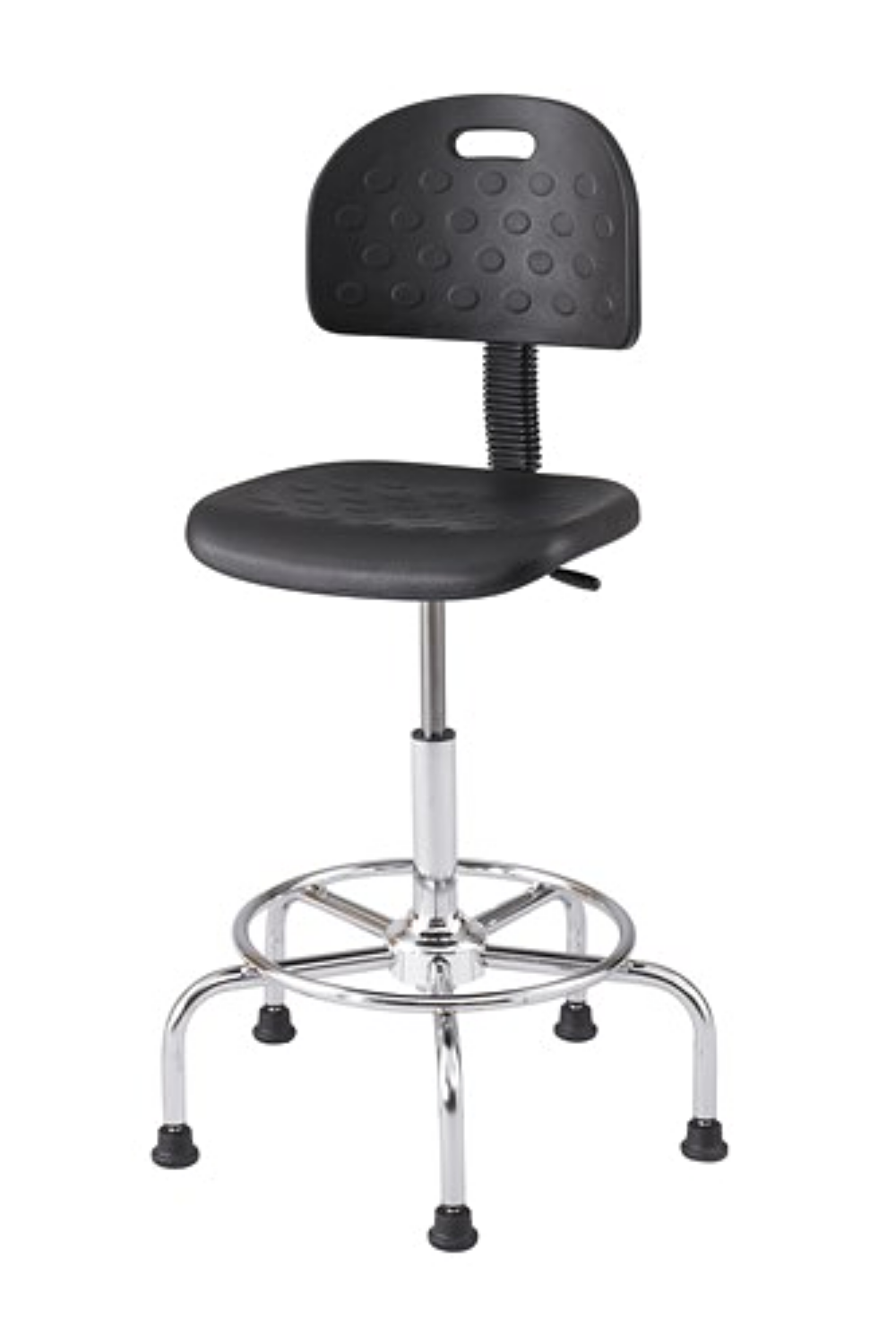 Safco WorkFit Economy Industrial Chair 6950BL - Heavy Duty Ergonomic Office Chair for Warehouse, Factory & Workshop Use