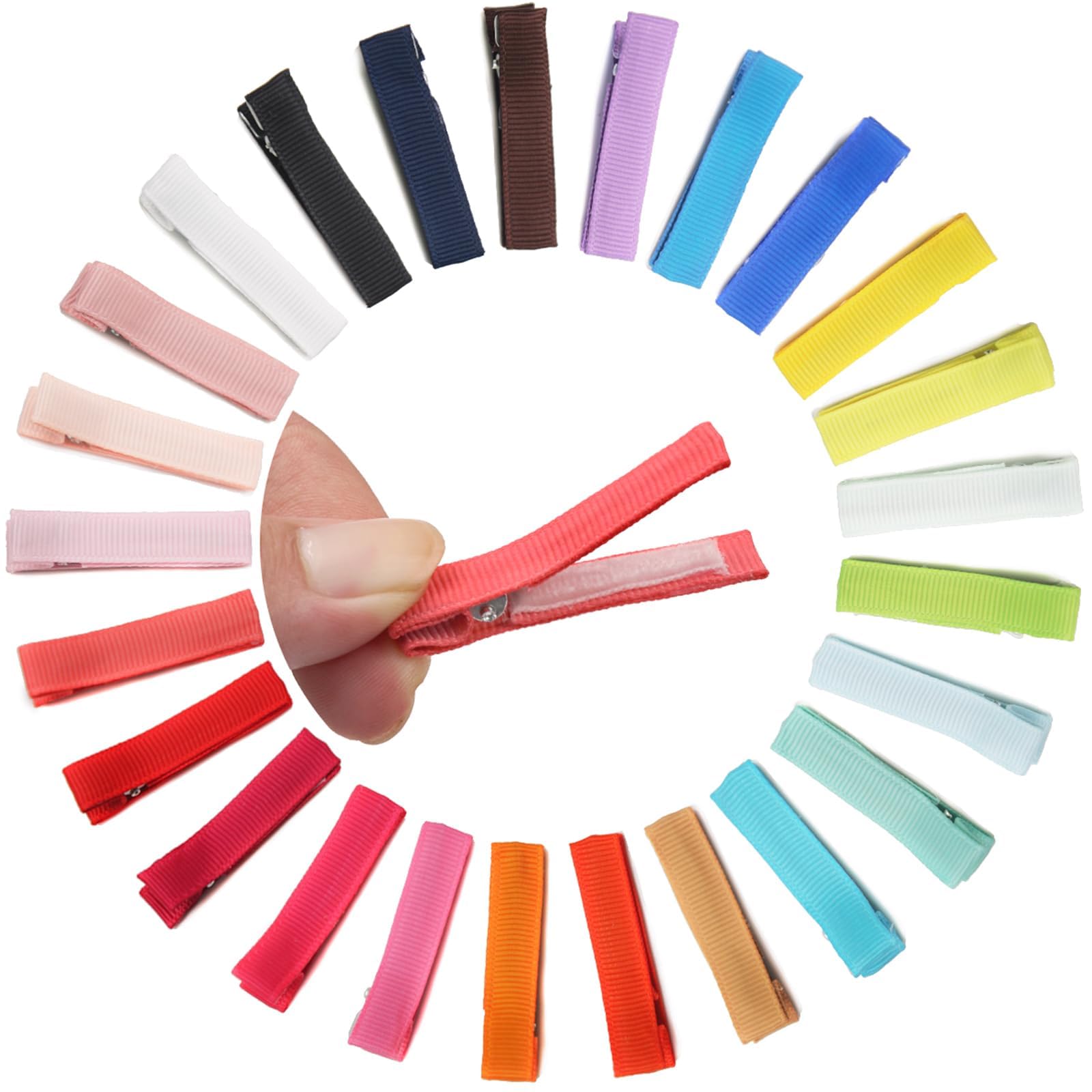 Qearl Baby Hair Clips for Girls - 50PCS Tiny 1.8