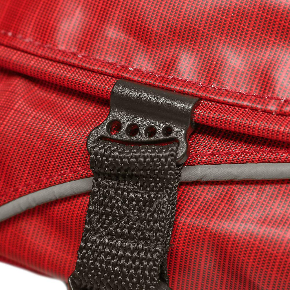 Kurgo Heavy Duty Waterproof Dog Raincoat - Adjustable Side Clips & Leash Opening - Durable Outdoor Pet Gear for Hiking & Bad Weather - X-Large Size (5 Sizes Available) - Perfect for Rainy Walks & Outdoor Adventures