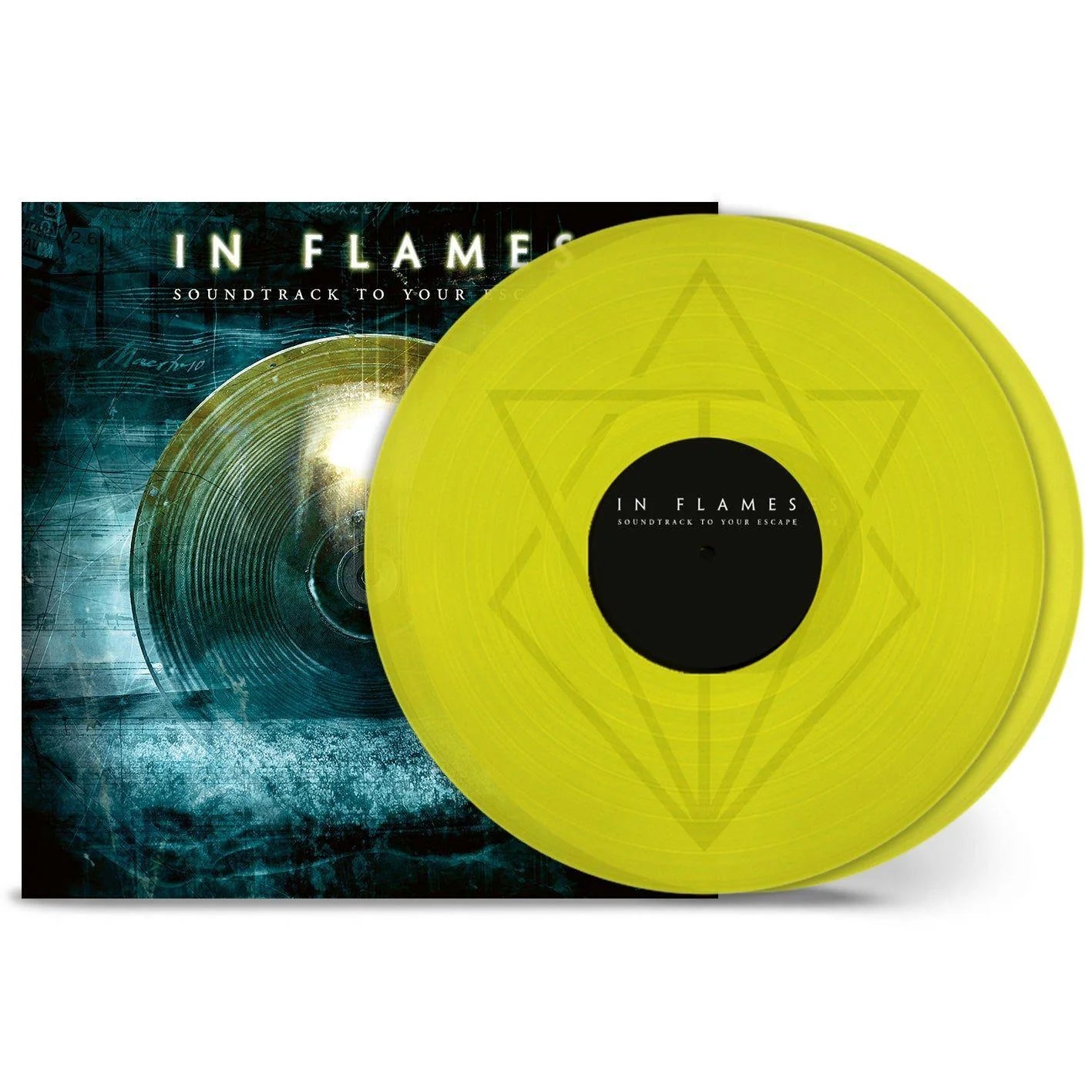 In Flames - Soundtrack to Your Escape Limited Edition Yellow Vinyl LP | Heavy Metal Music Record for Collectors & Audiophiles | Perfect for Home Listening, Gifts & Music Collections
