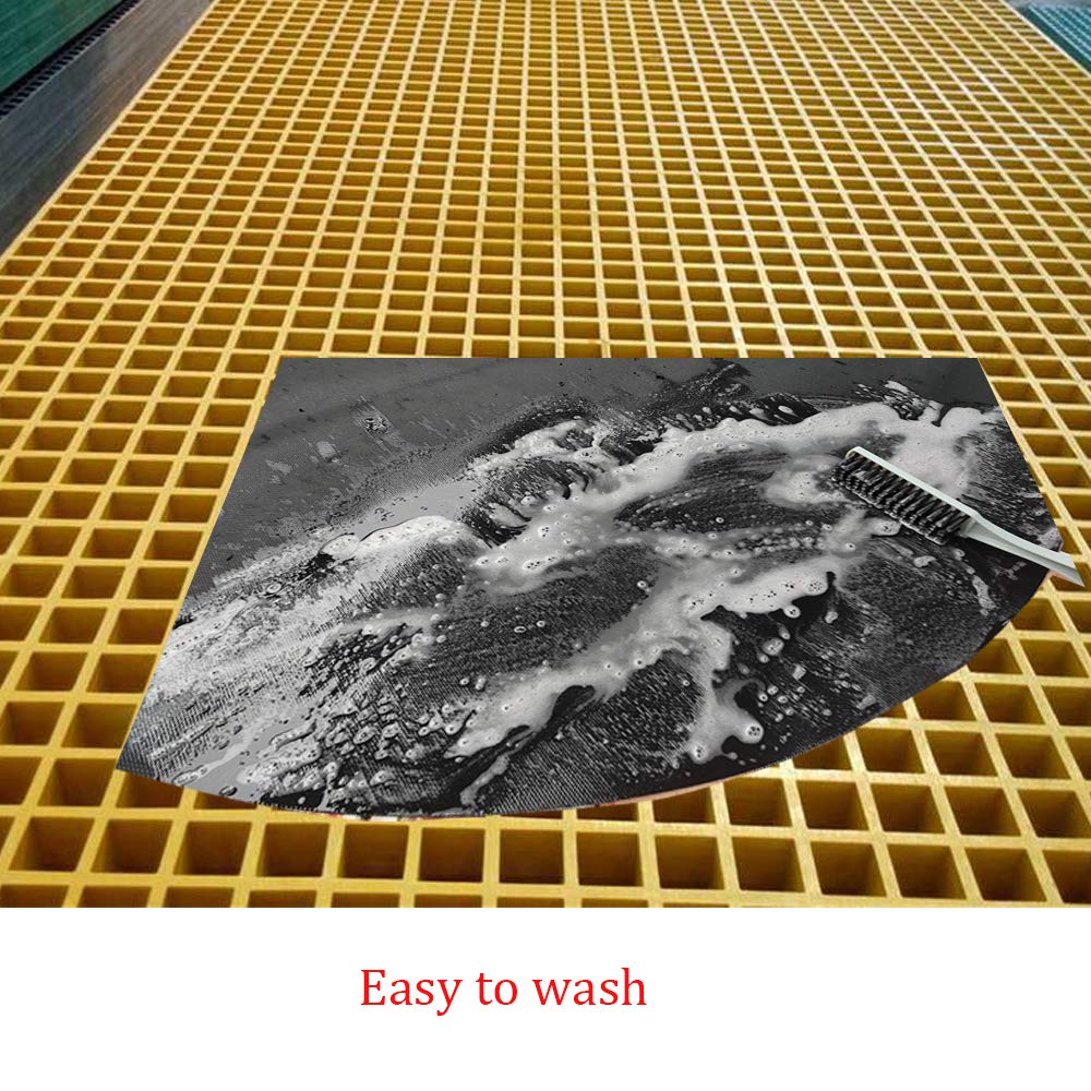 Fireproof Fire Pit Mat for Grill Protection - 48 Inch Heat Resistant Deck and Patio Mat for Outdoor Cooking, Camping, and Backyard BBQs