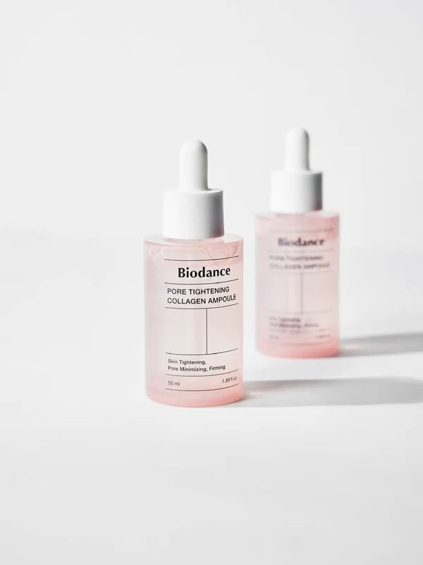 Biodance Pore Tightening Collagen Ampoule 50ml - Korean Skincare for Firmer Skin, Minimizes Pores & Boosts Elasticity | Perfect for Night Routine & Anti-Aging Care