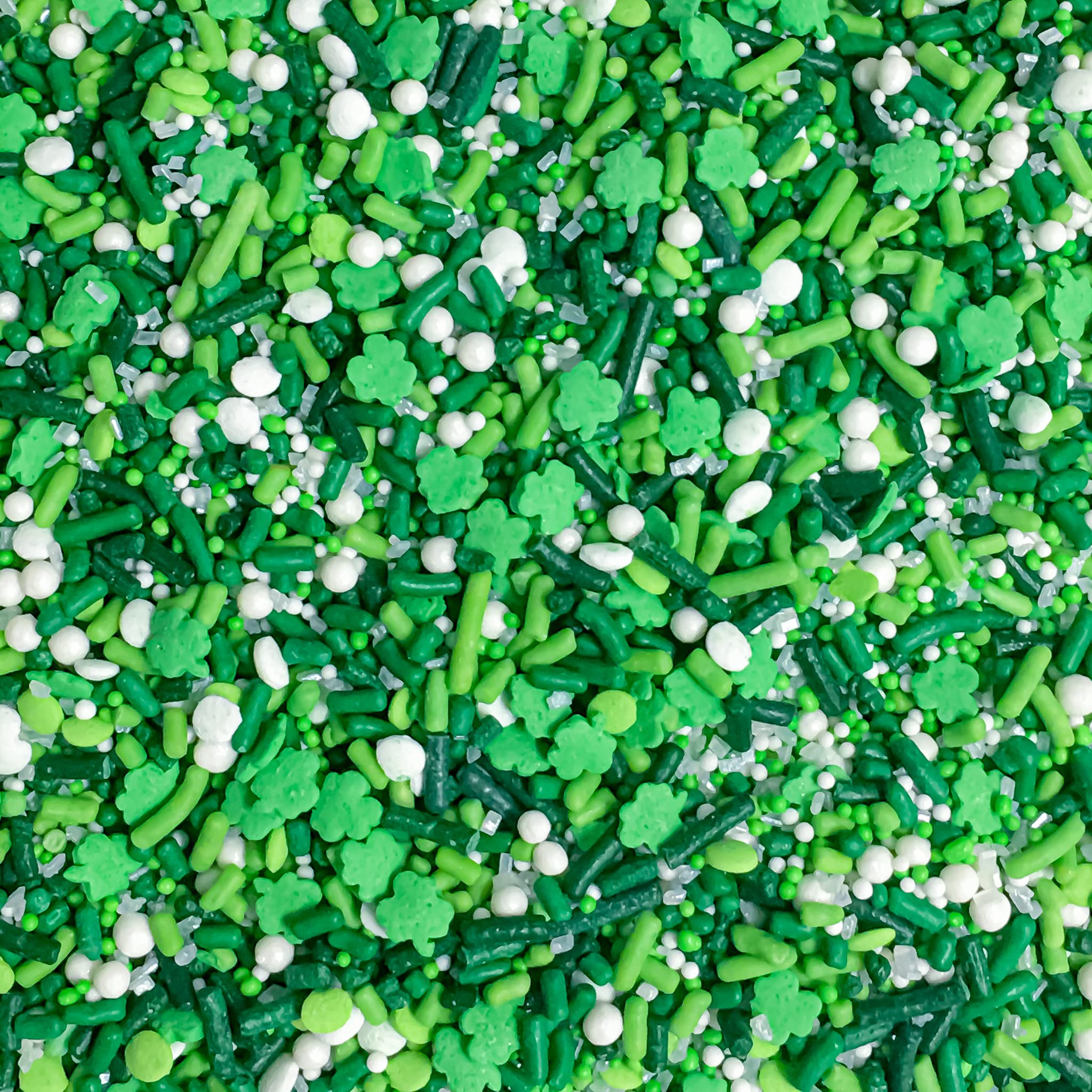 St. Patrick's Day Baking Decorations - 6oz Lucky Confetti Sprinkles for Cupcakes, Cakes, Cookies, Ice Cream & Donuts | Perfect for Parties, Holidays & DIY Desserts