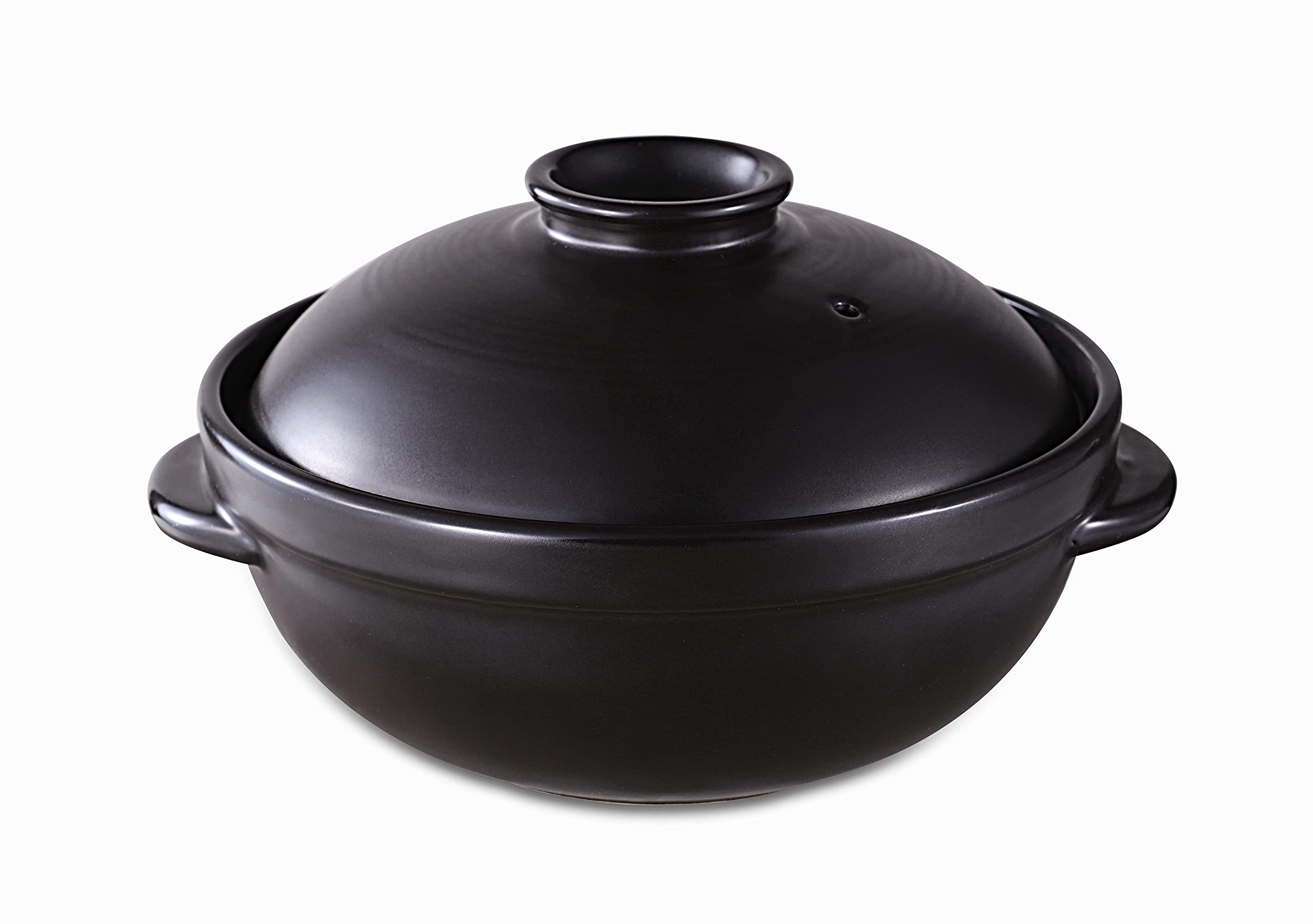 Premium Korean Stone Pot with Lid - GREATUS Dojagi R Pot, Ttukbaegi Dolsot Stone Bowl (Small) for Bibimbap, Hot Pot & Korean Cooking - Authentic Korean Dining Experience