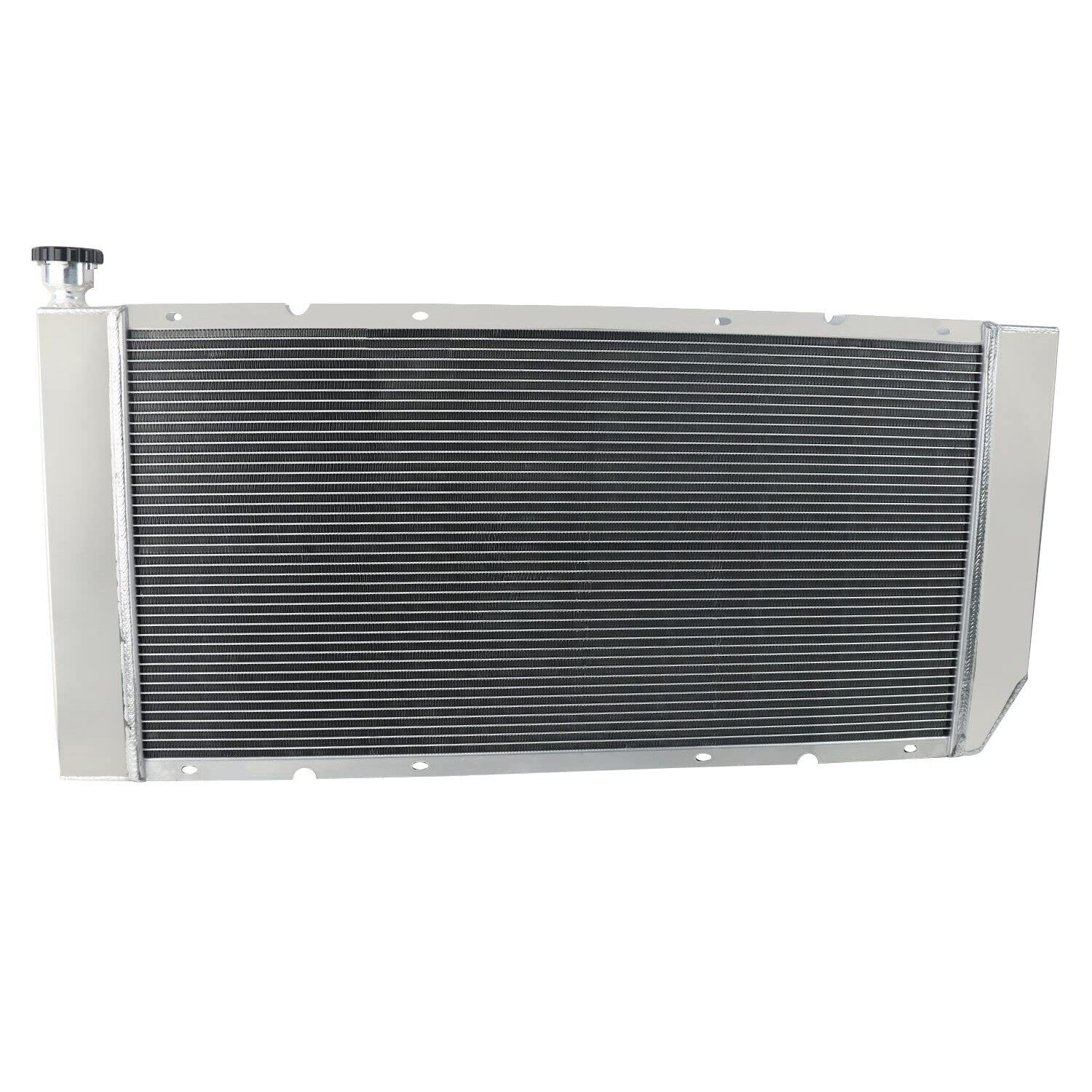 High-Performance 3 Row Aluminum Radiator for 1994-2000 Chevy GMC C/K Series Pickups & SUVs (C1500 C2500 C3500 K1500 K2500 K3500 Suburban Tahoe Yukon Escalade) - Compatible with V6 & V8 Engines, Includes Cooling Fan Shroud & Relay - Perfect for Off-Roading, Towing & Heavy-Duty Use