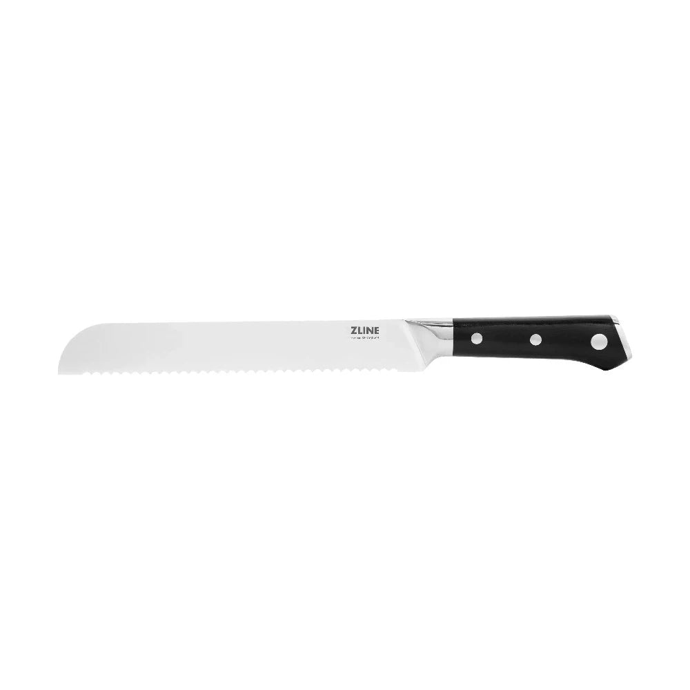 ZLINE 15-Piece Professional German Steel Kitchen Knife Block Set (KSETT GS 15) - High-Quality Chef Knives for Cooking, Slicing, Dicing - Perfect for Home Chefs & Professional Kitchens