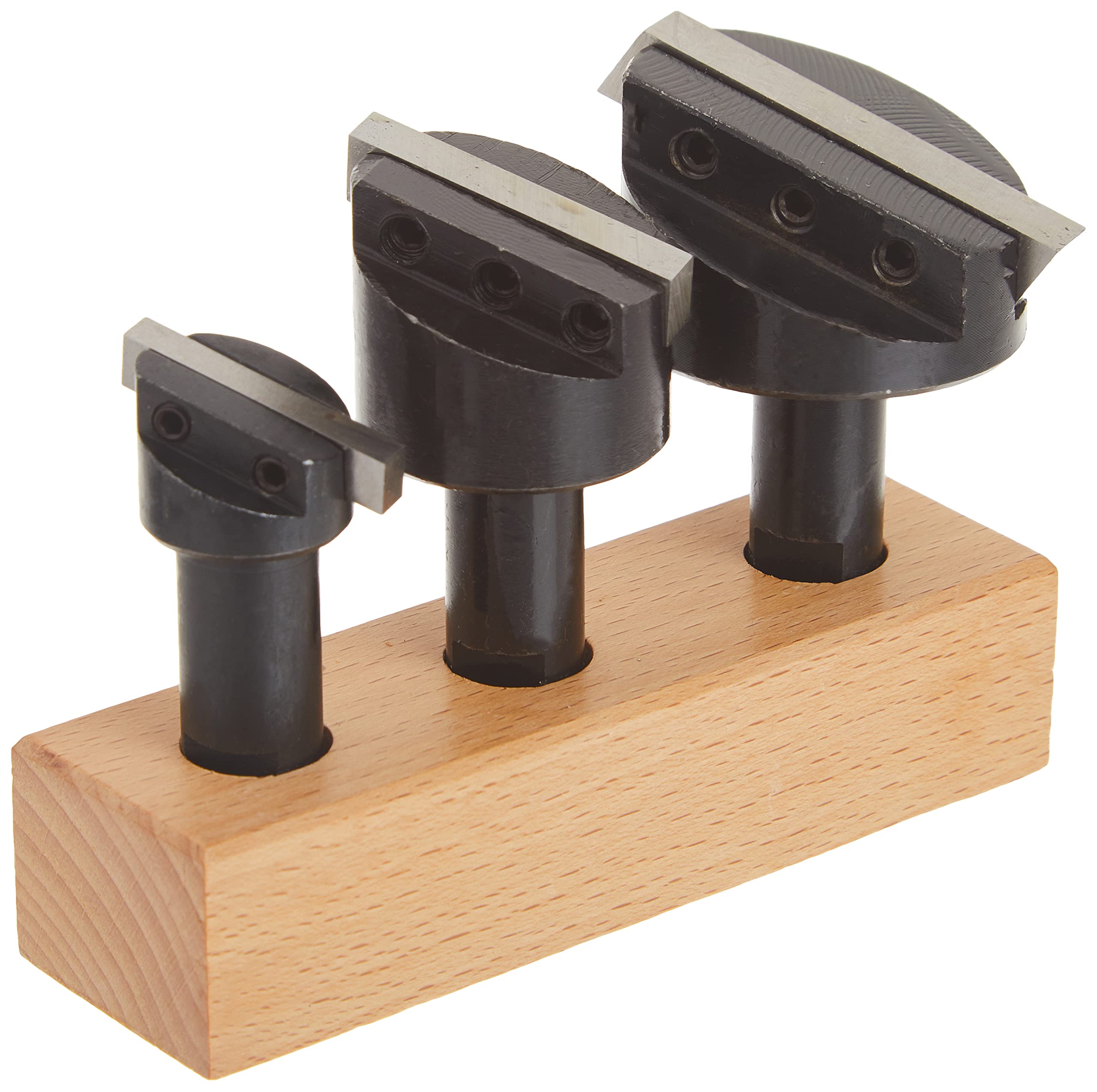 Steelex M1096 Fly Cutter Set with Carbide Tool Bits for Metalworking & Milling - Perfect for CNC Machines, Lathes, and DIY Metal Projects