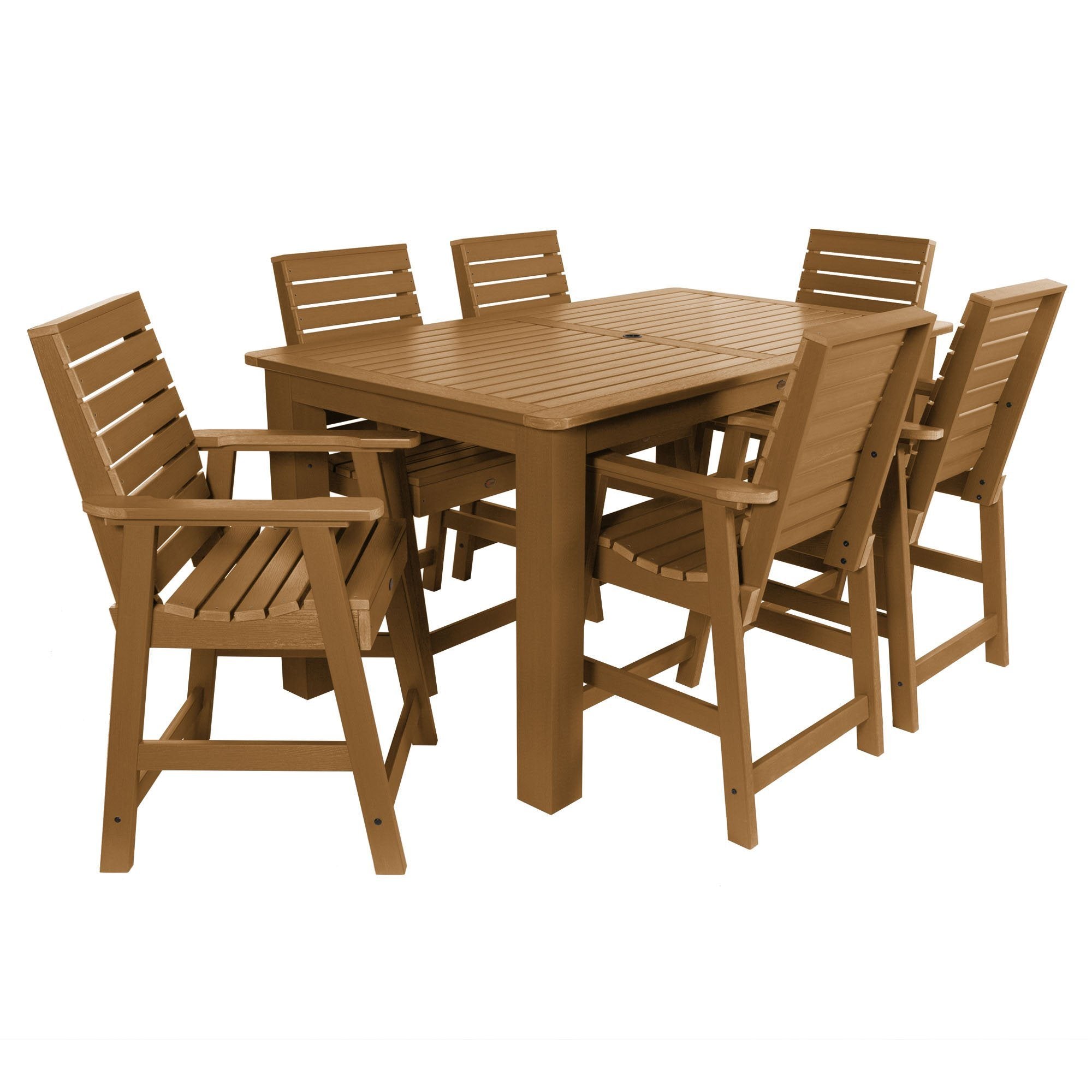 Weatherly 7-Piece Rectangular Dining Set - 42