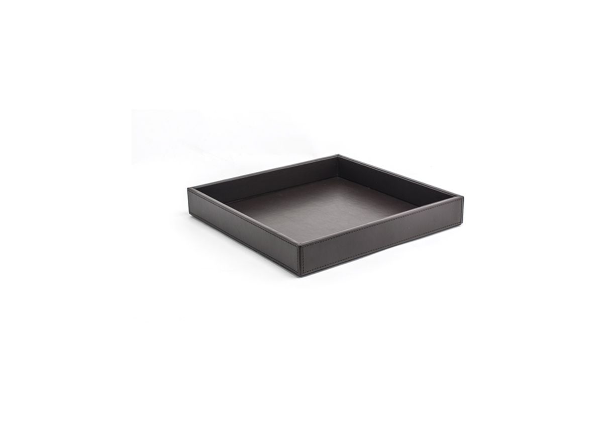 FOH London Square Serving Tray Set of 4 - 12 Inch Elegant Tea Tray for Afternoon Tea, Breakfast in Bed, or Home Decor - Perfect for Entertaining Guests or Gift Giving