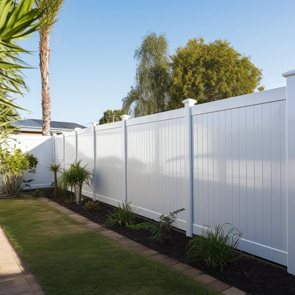 Southampton PVC Fencing Panel Kit - 2388mm Wide x 1800mm High (Posts Sold Separately) | Durable Privacy Fence for Backyard, Garden & Pool Area Protection