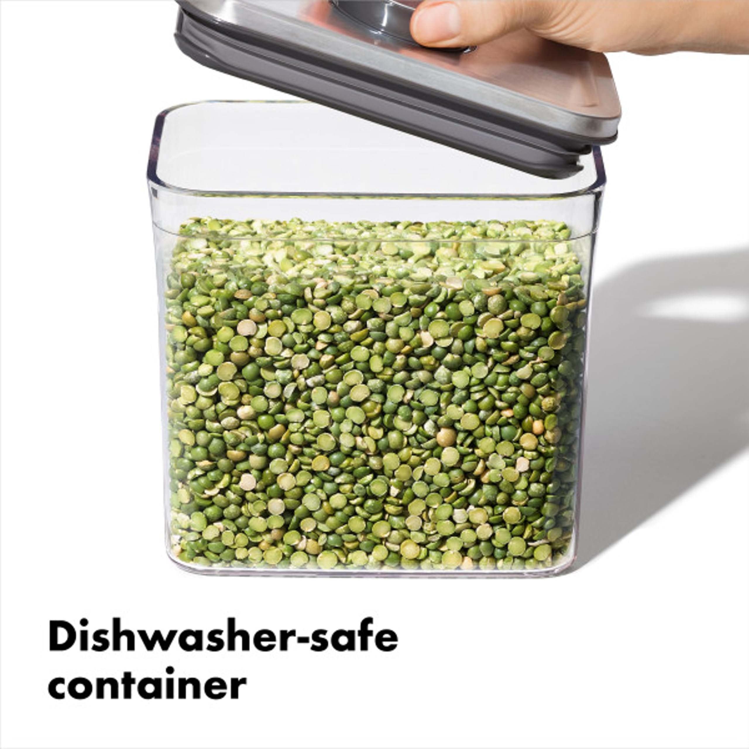 OXO SteeL 6-Piece Airtight Food Storage Container Set - Perfect for Kitchen Pantry Organization & Bulk Food Storage