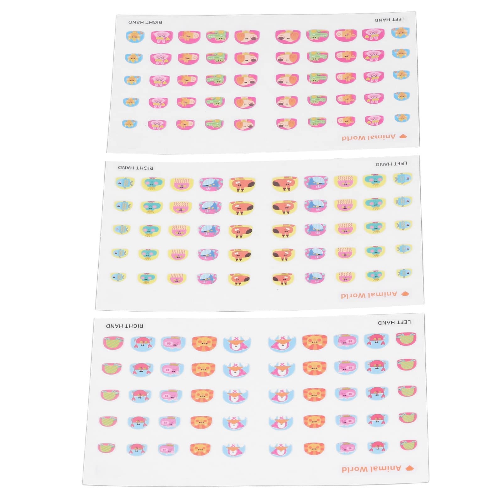 Non-Toxic Kids Nail Stickers - Cute Animal Pattern Nail Art Decals, Odorless & Sweatproof DIY Nail Stickers for Girls (Paper Material) - Perfect for Birthday Parties, Playdates & Home Manicures
