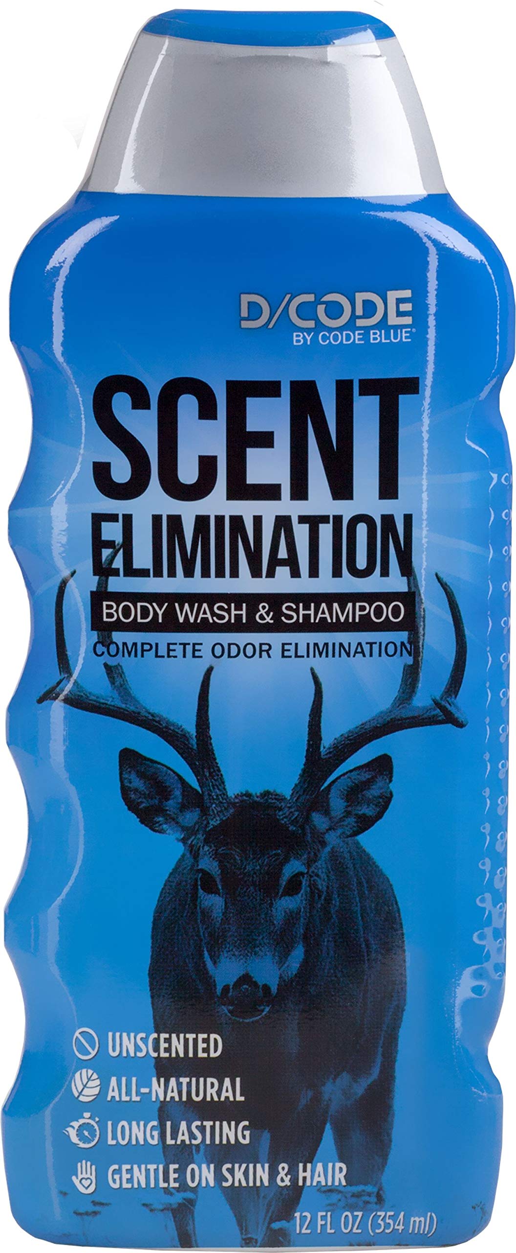 Scent Elimination Body Wash & Shampoo - 12 fl oz | Odor Neutralizing Soap for Hunting, Camping & Outdoor Activities